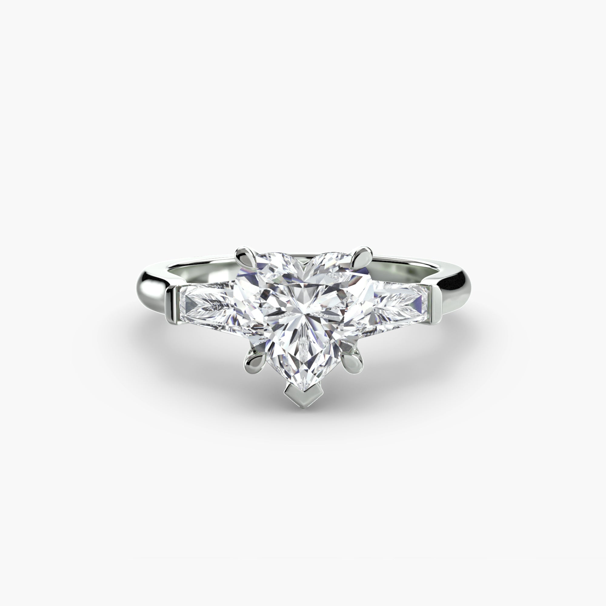 Linea Baguette Three-Stone Setting