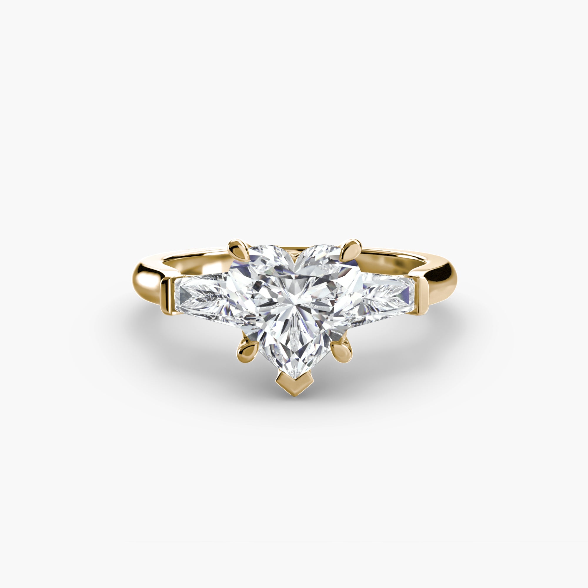 Linea Baguette Three-Stone Setting