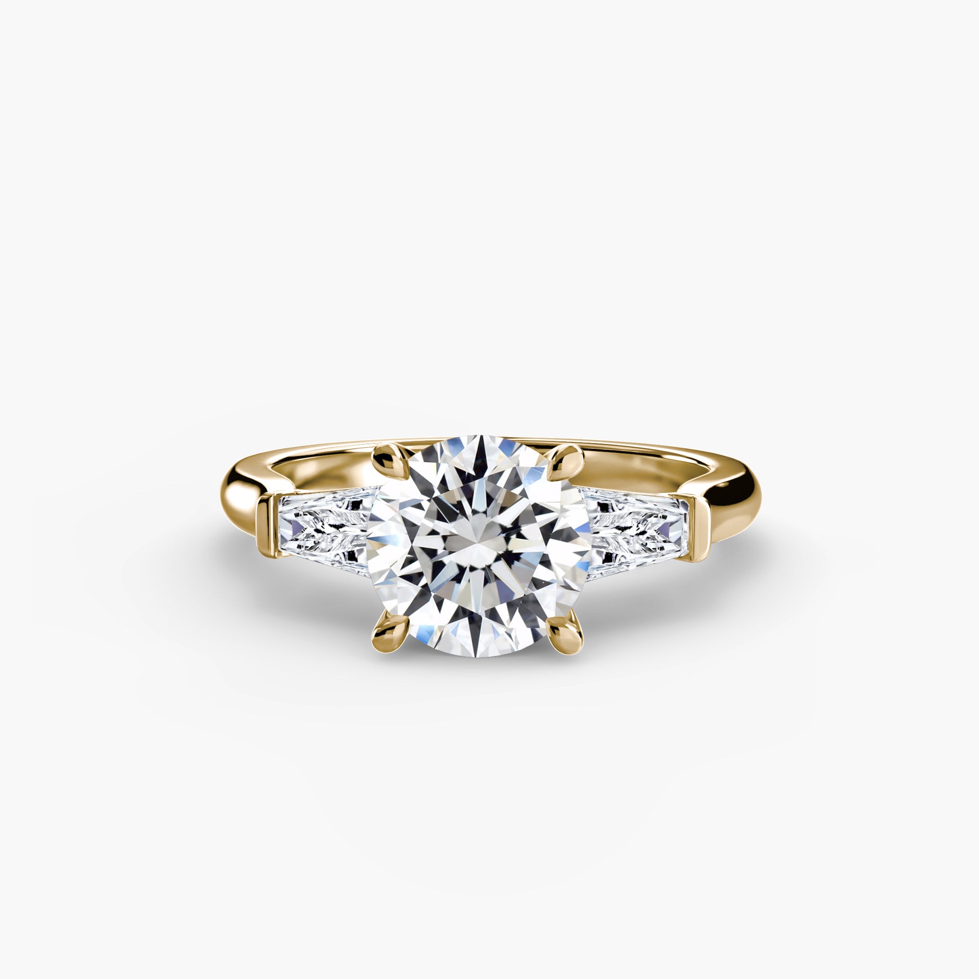 Linea Baguette Three-Stone Setting