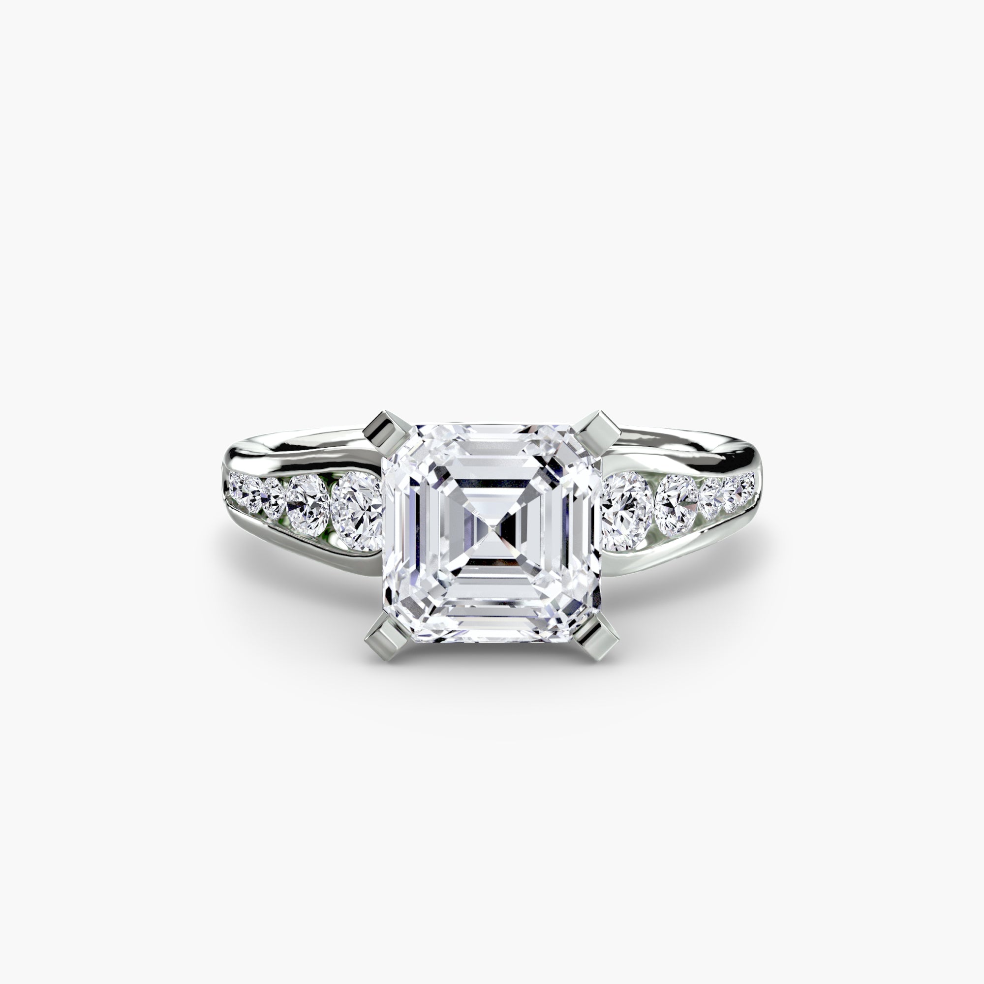 Aurea Pavé Solitaire Setting