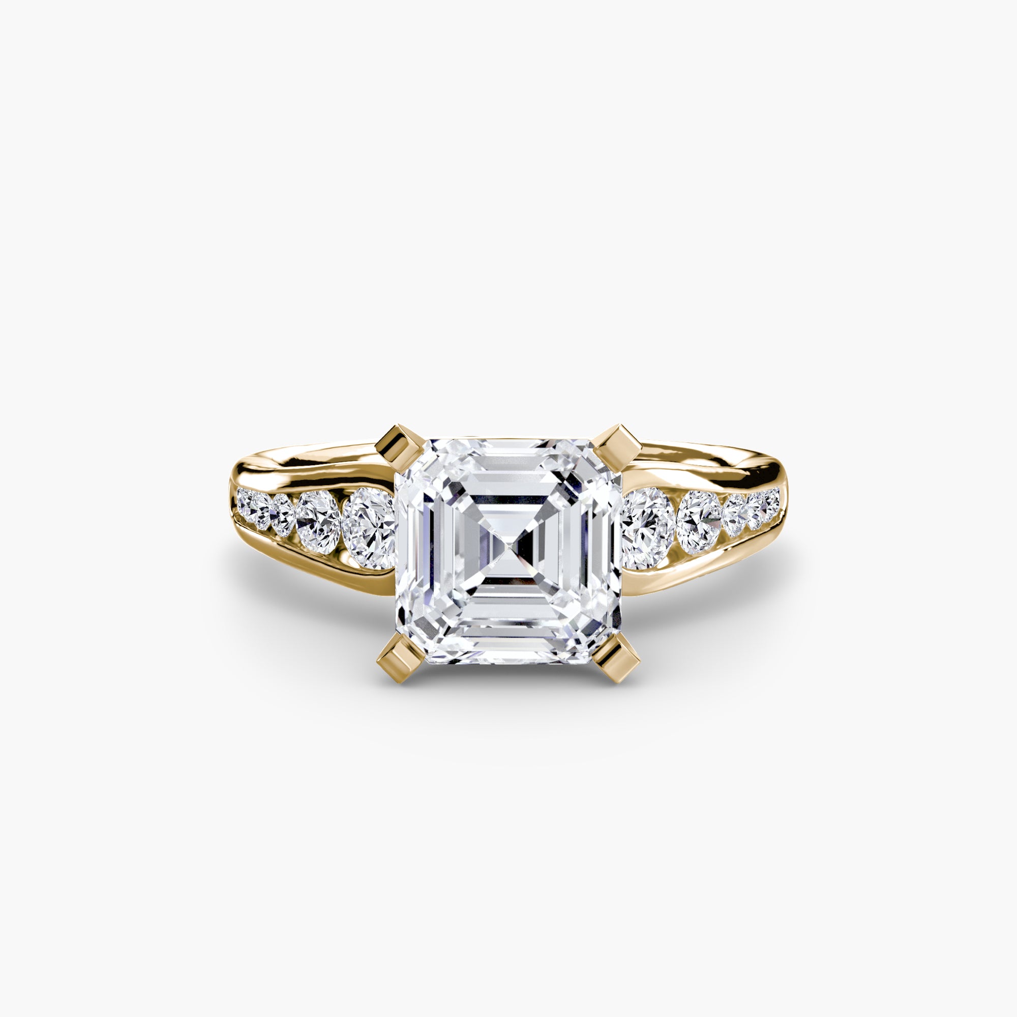 Aurea Pavé Solitaire Setting