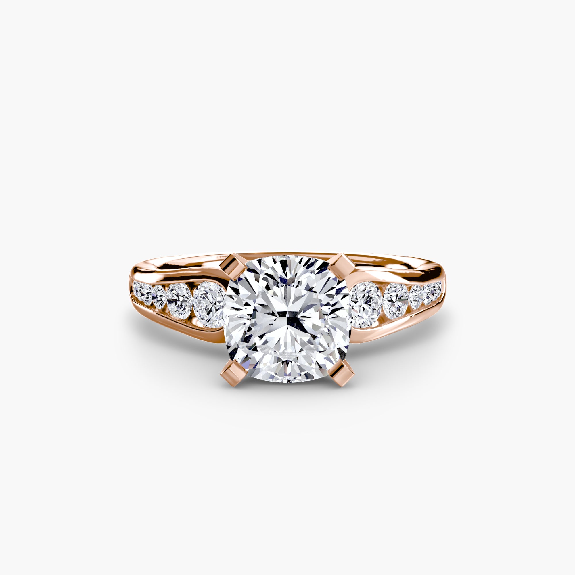 Aurea Pavé Solitaire Setting
