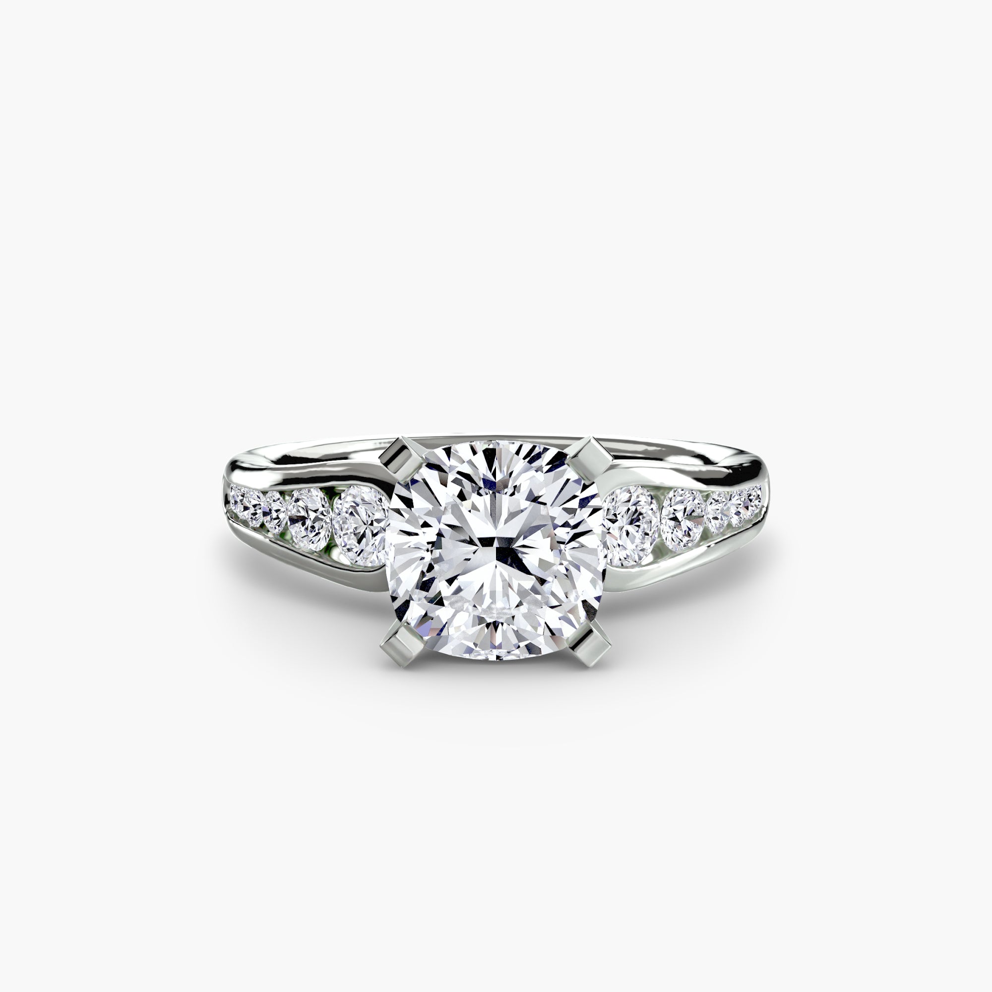 Aurea Pavé Solitaire Setting