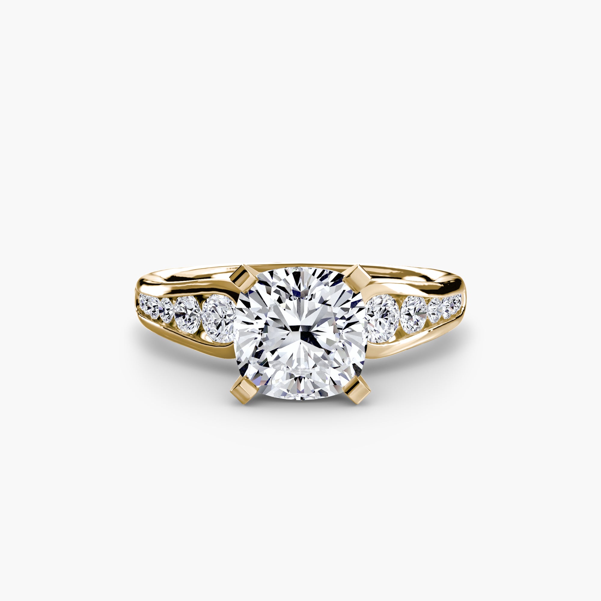Aurea Pavé Solitaire Setting