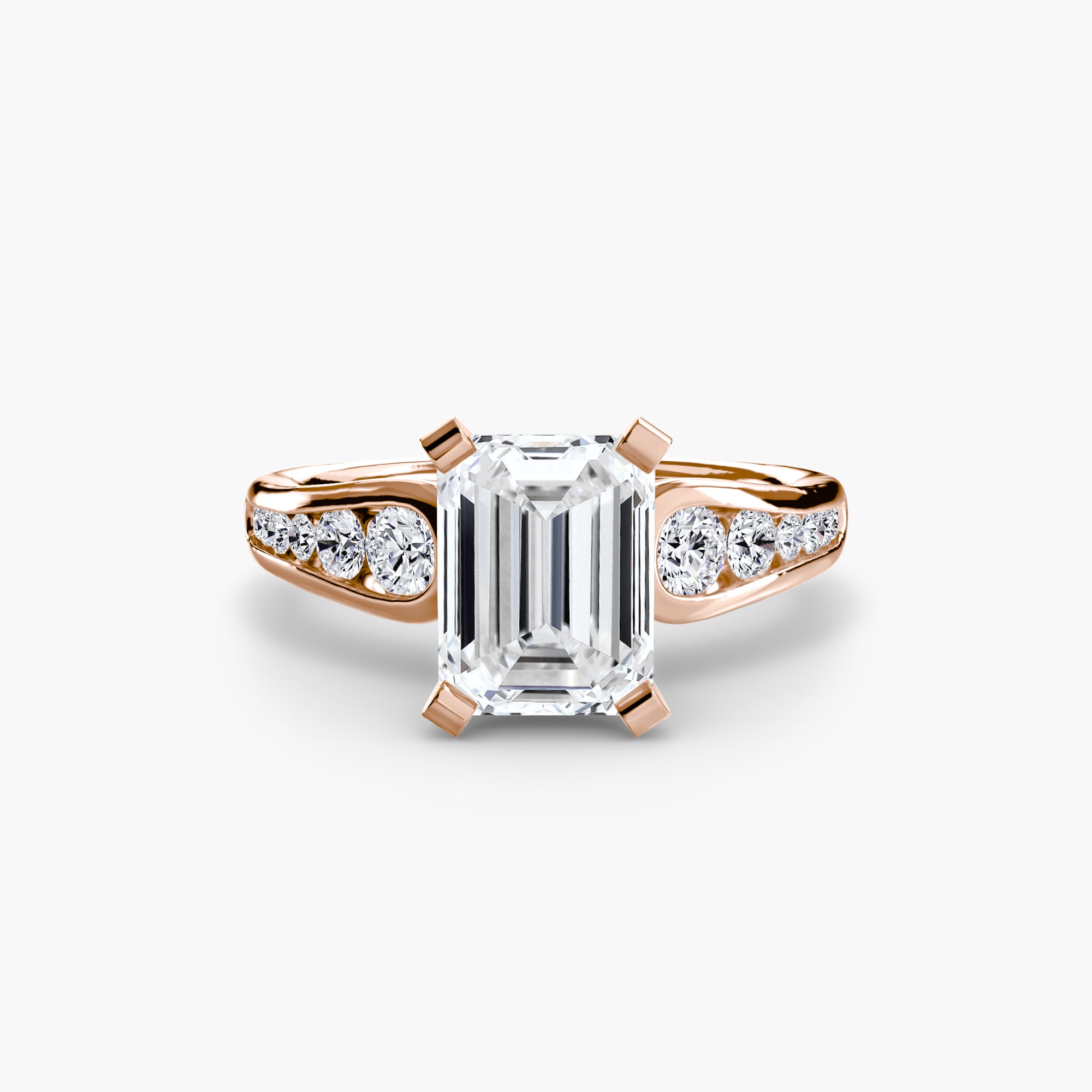 Aurea Pavé Solitaire Setting