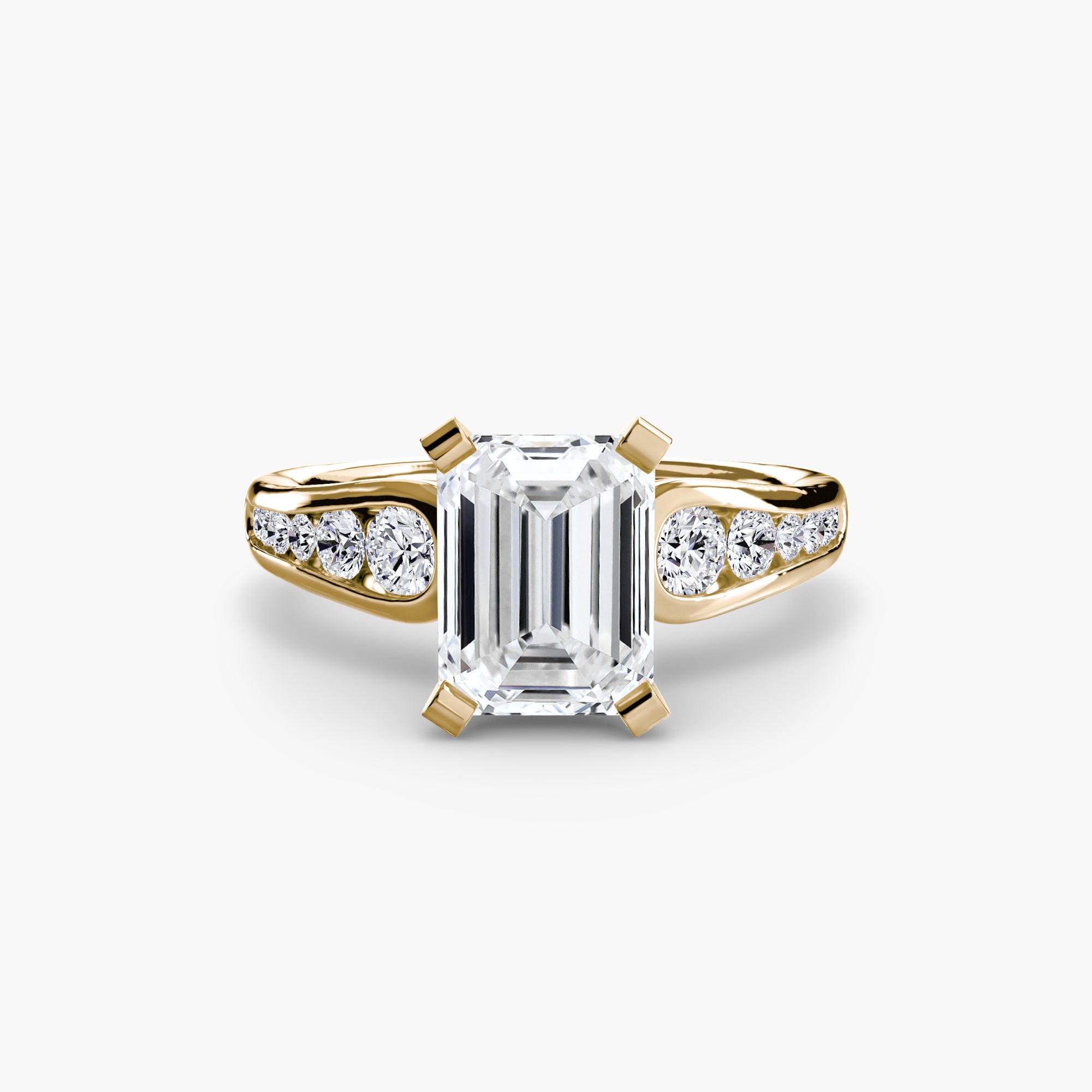 Aurea Pavé Solitaire Setting