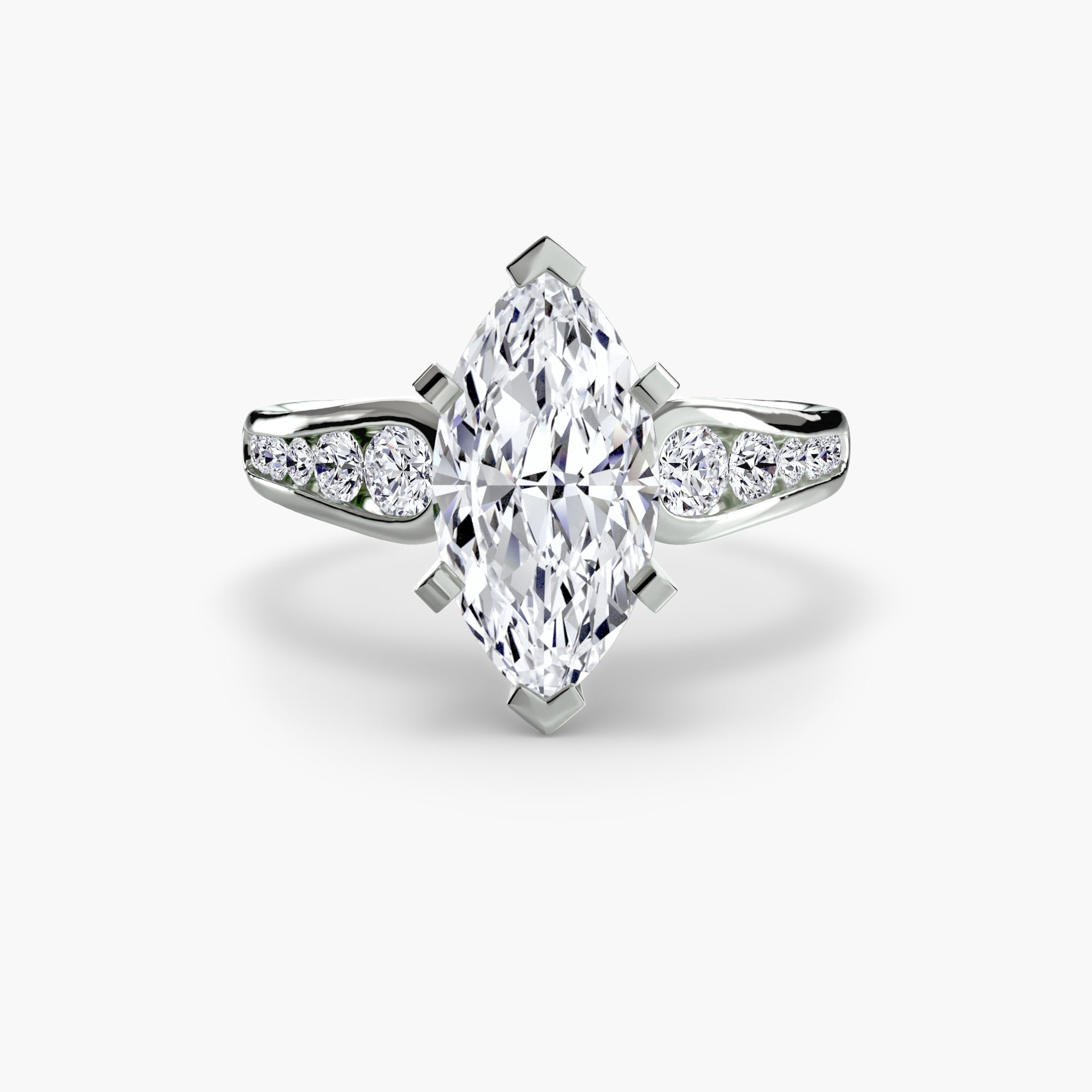 Aurea Pavé Solitaire Setting