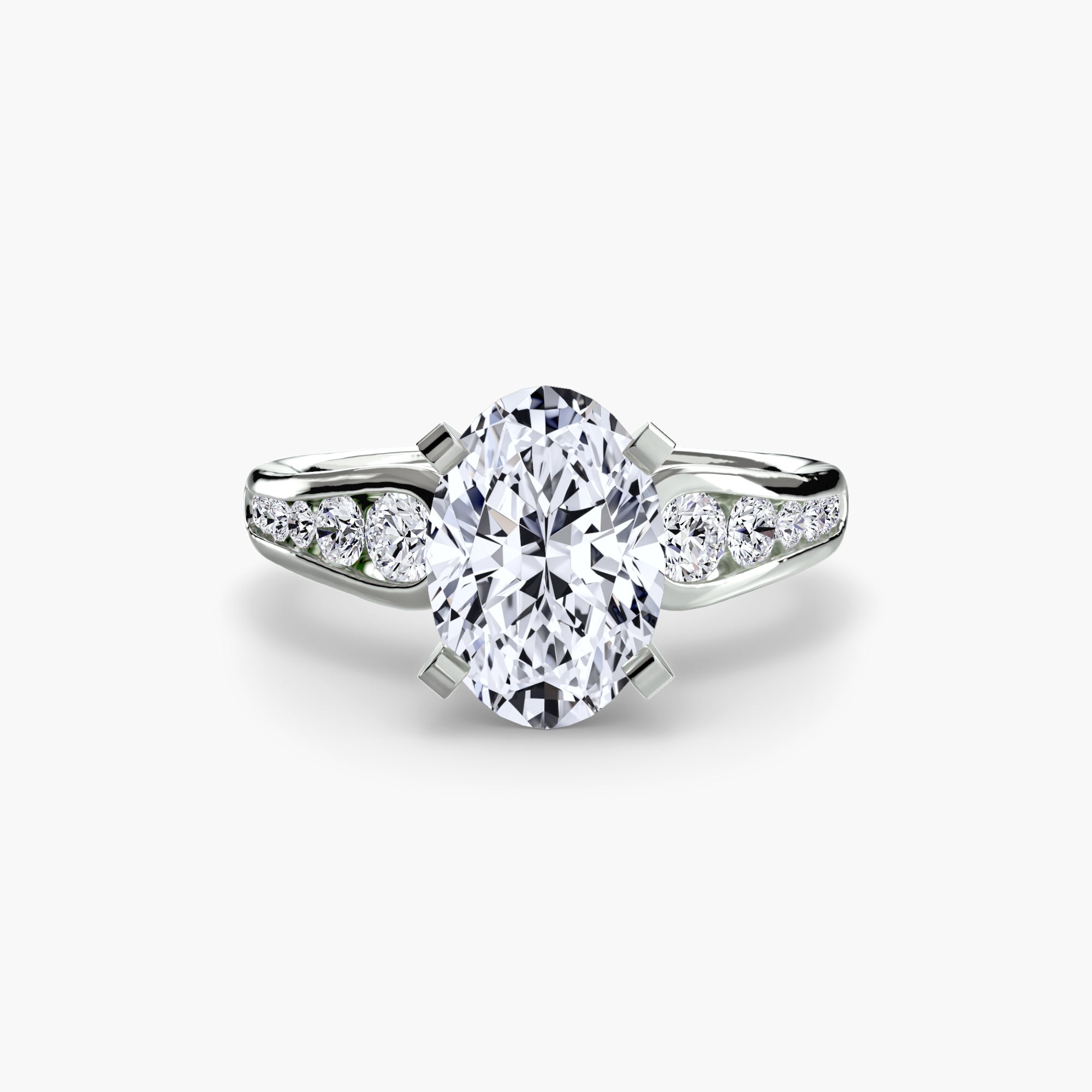 Aurea Pavé Solitaire Setting