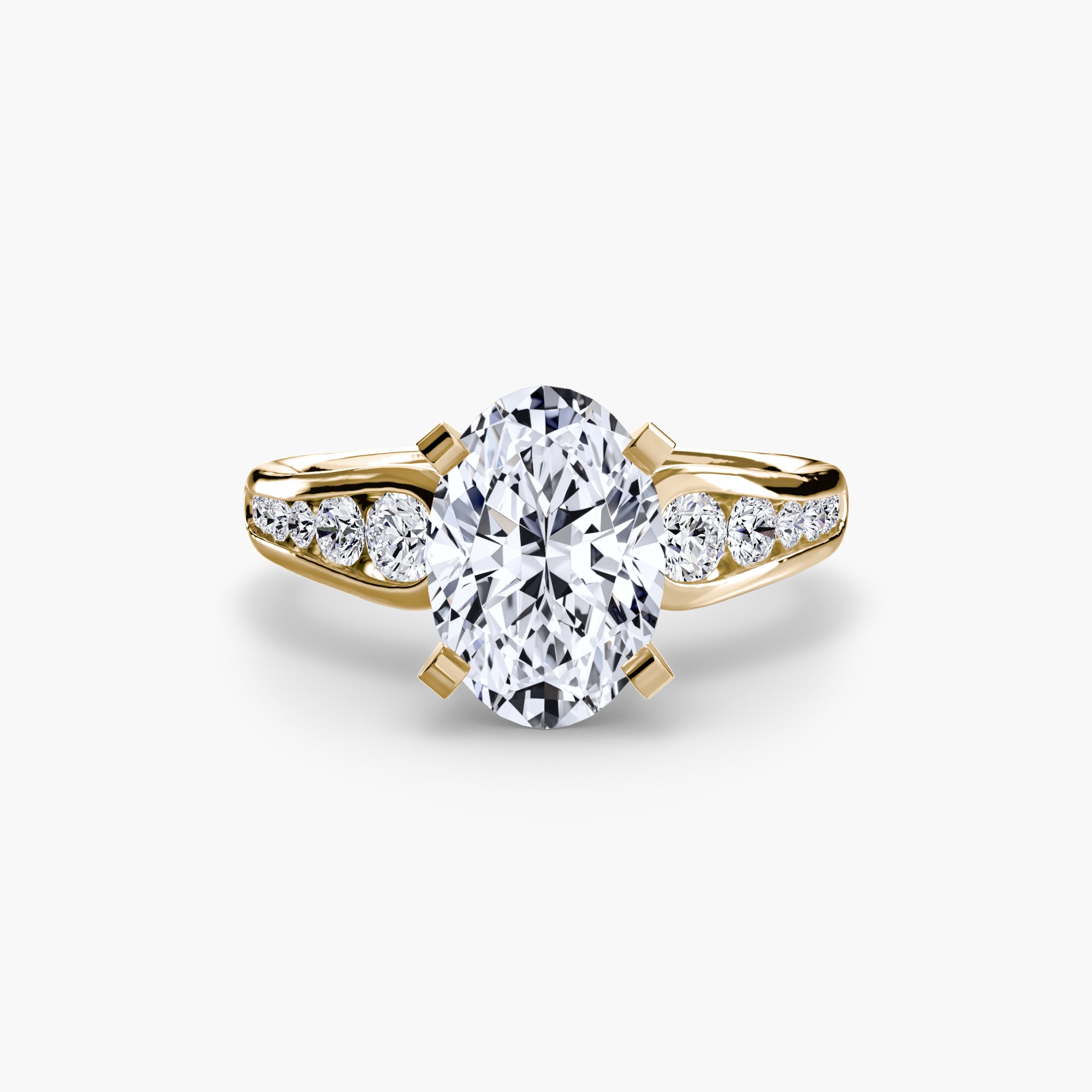 Aurea Pavé Solitaire Setting
