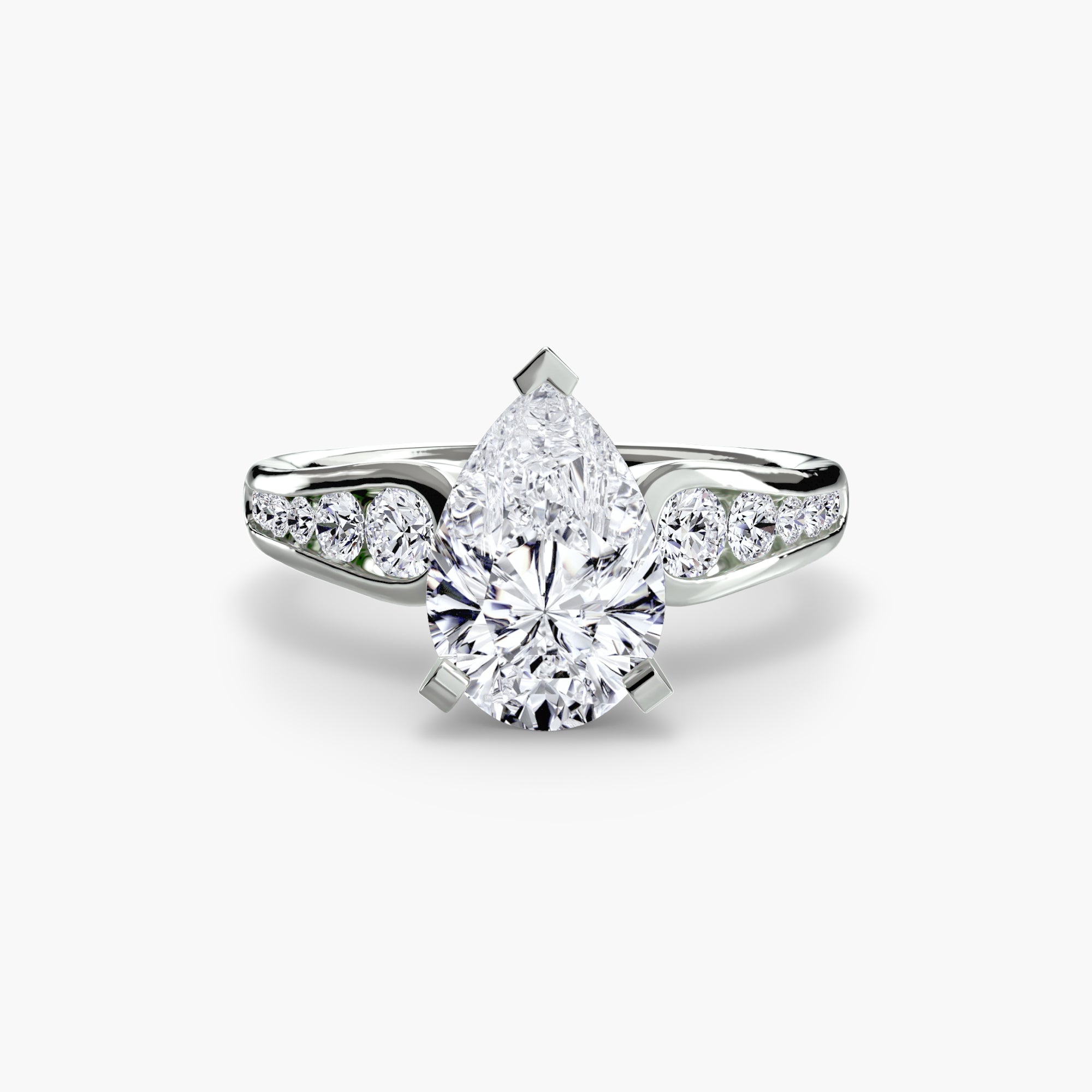 Aurea Pavé Solitaire Setting