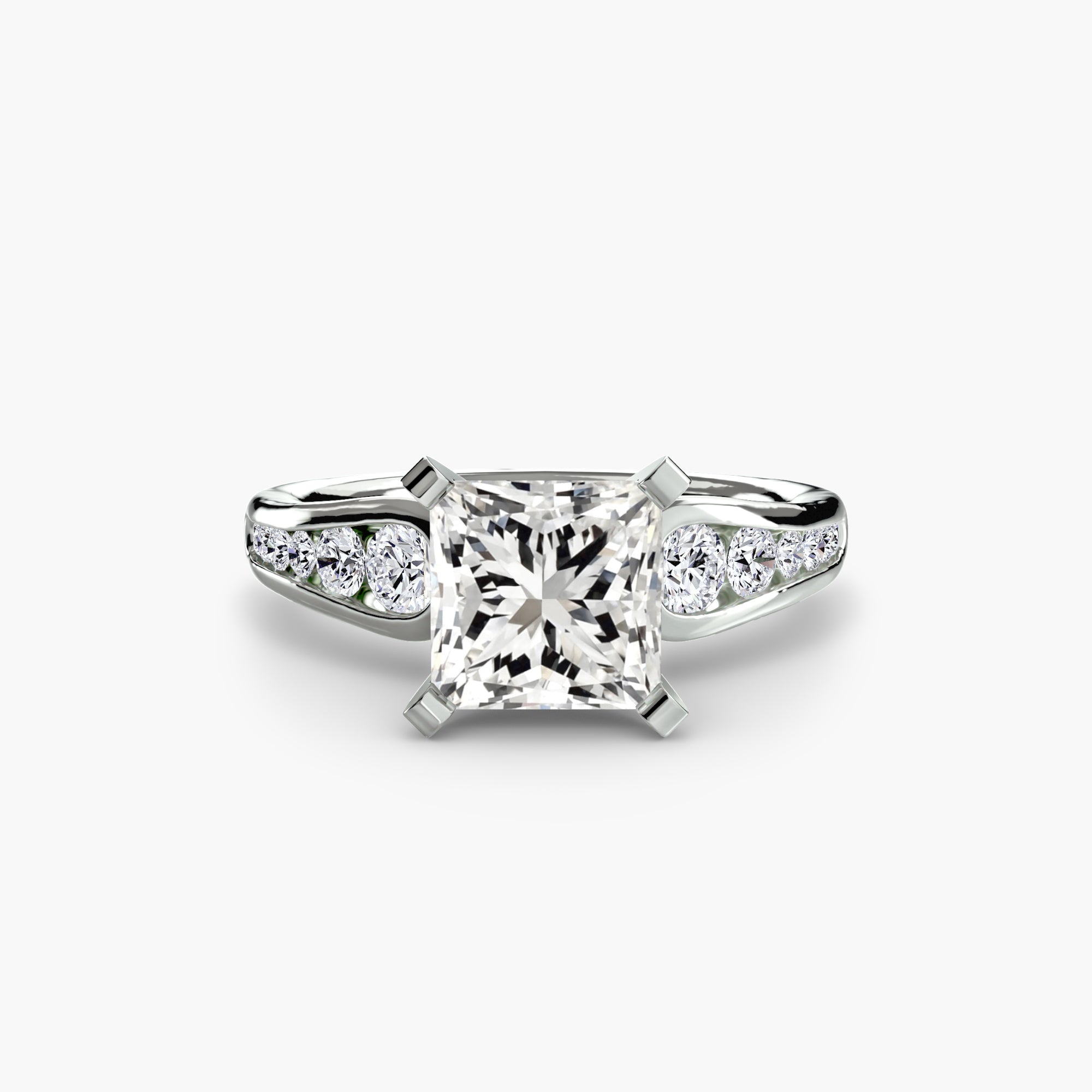 Aurea Pavé Solitaire Setting