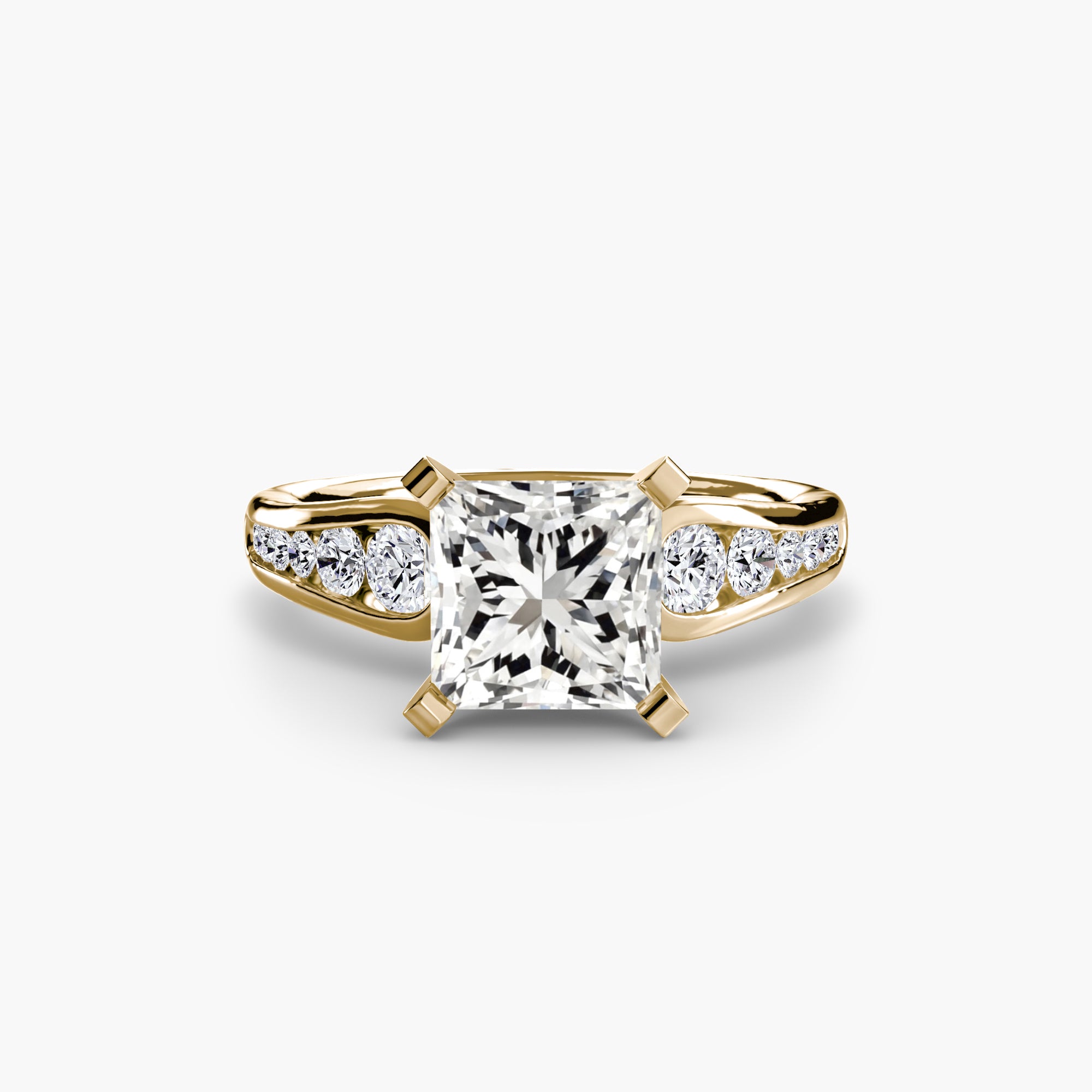 Aurea Pavé Solitaire Setting