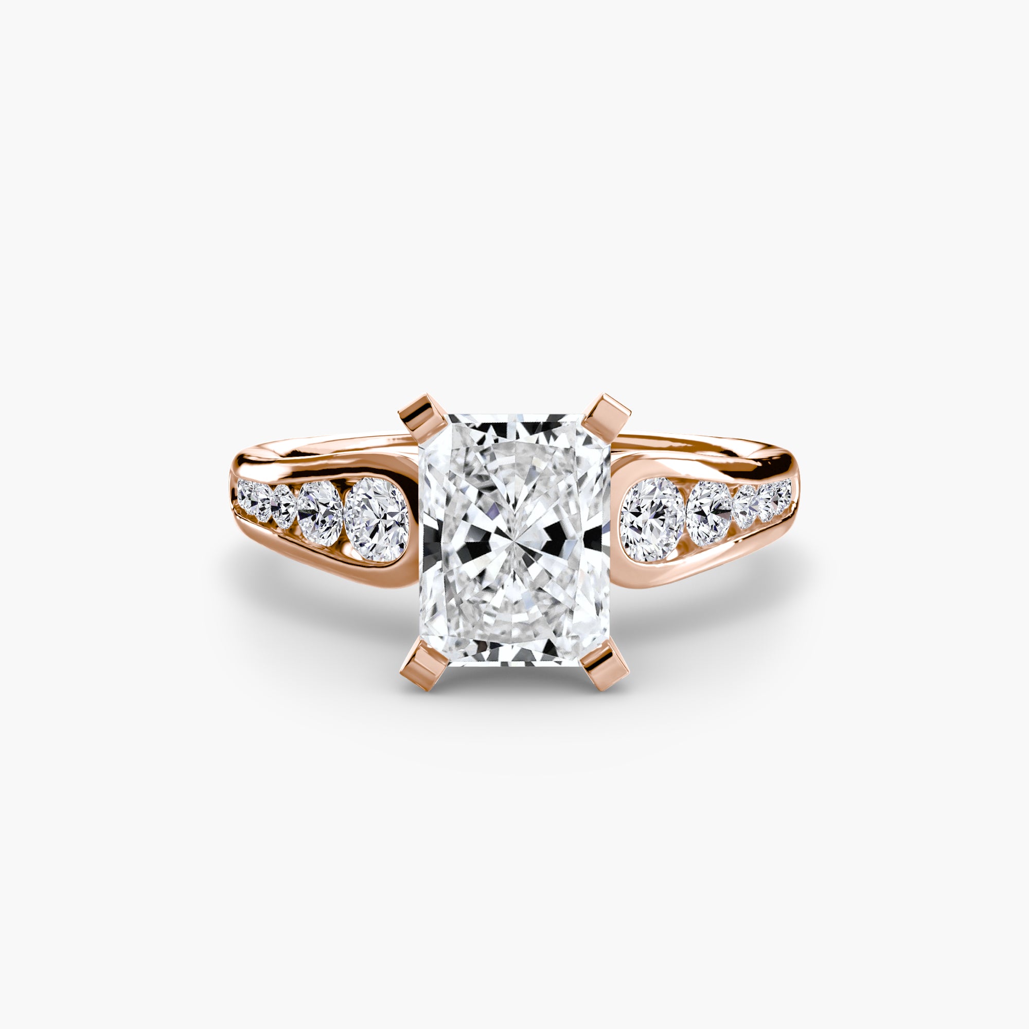 Aurea Pavé Solitaire Setting