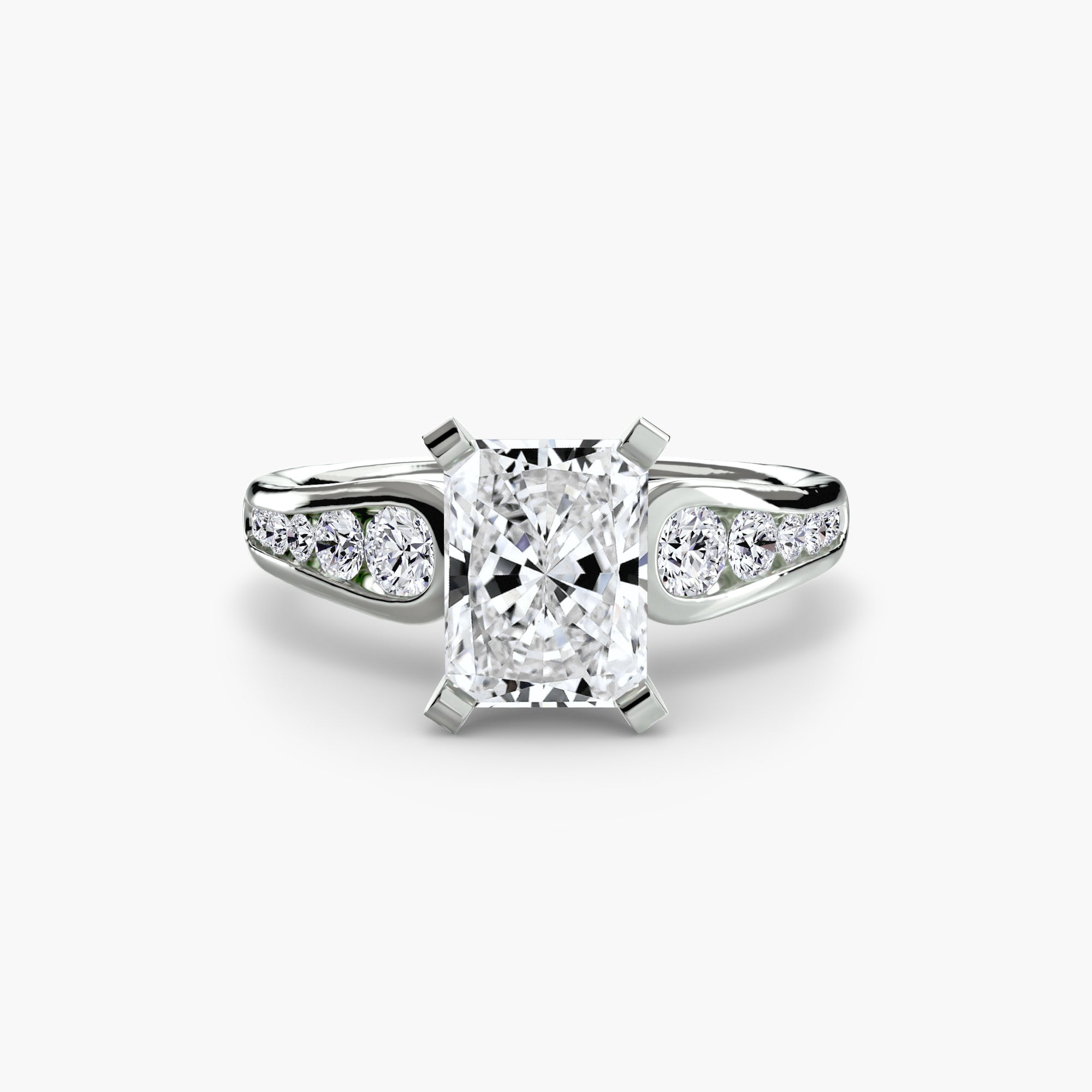 Aurea Pavé Solitaire Setting