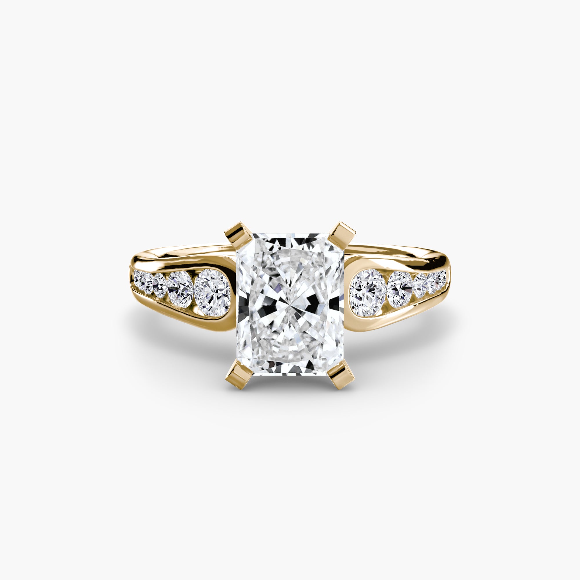 Aurea Pavé Solitaire Setting