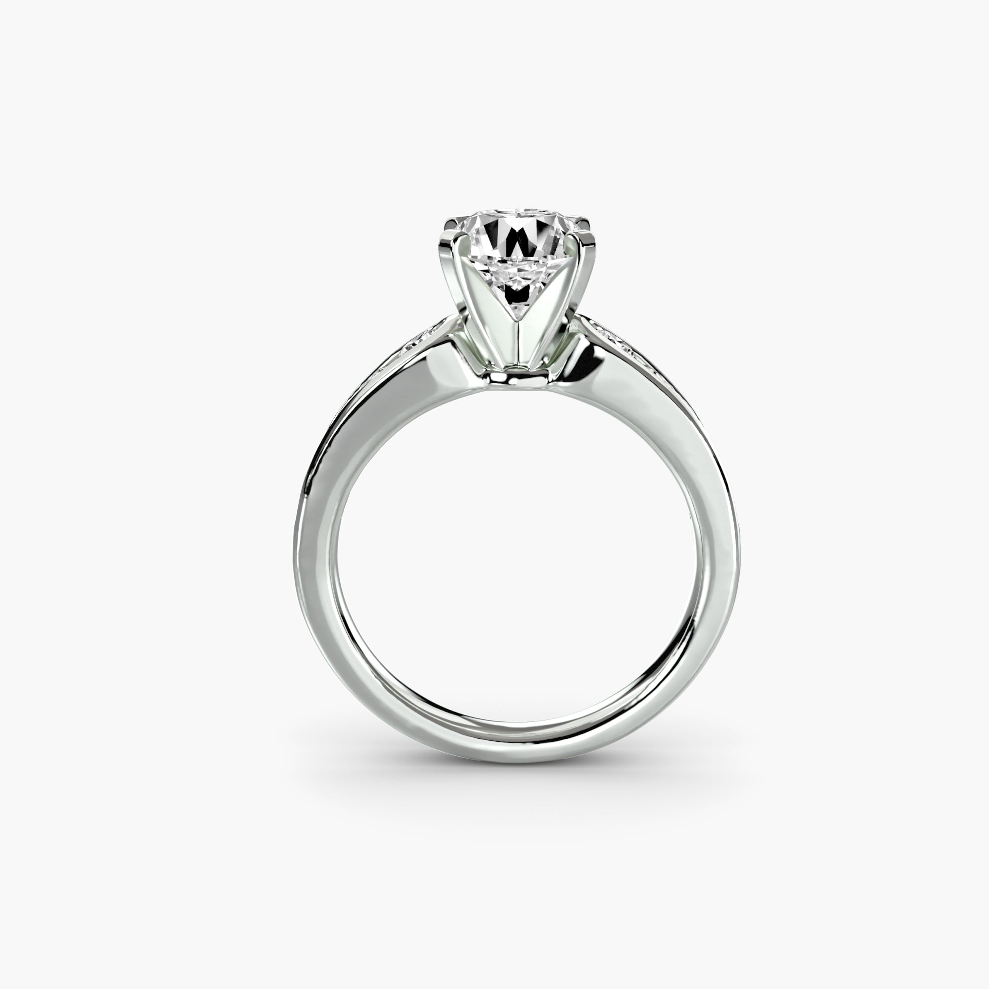 Aurea Pavé Solitaire Setting
