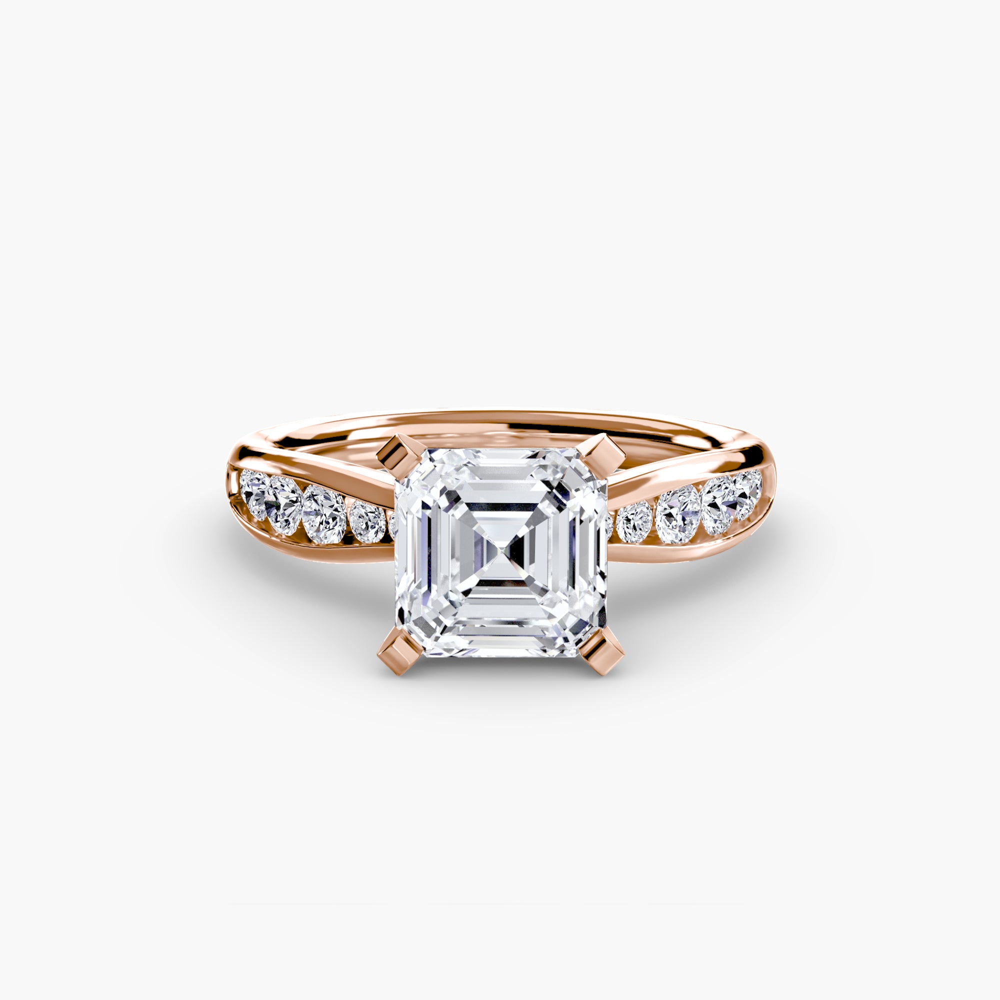 Portofino Hidden Pavé Solitaire Setting
