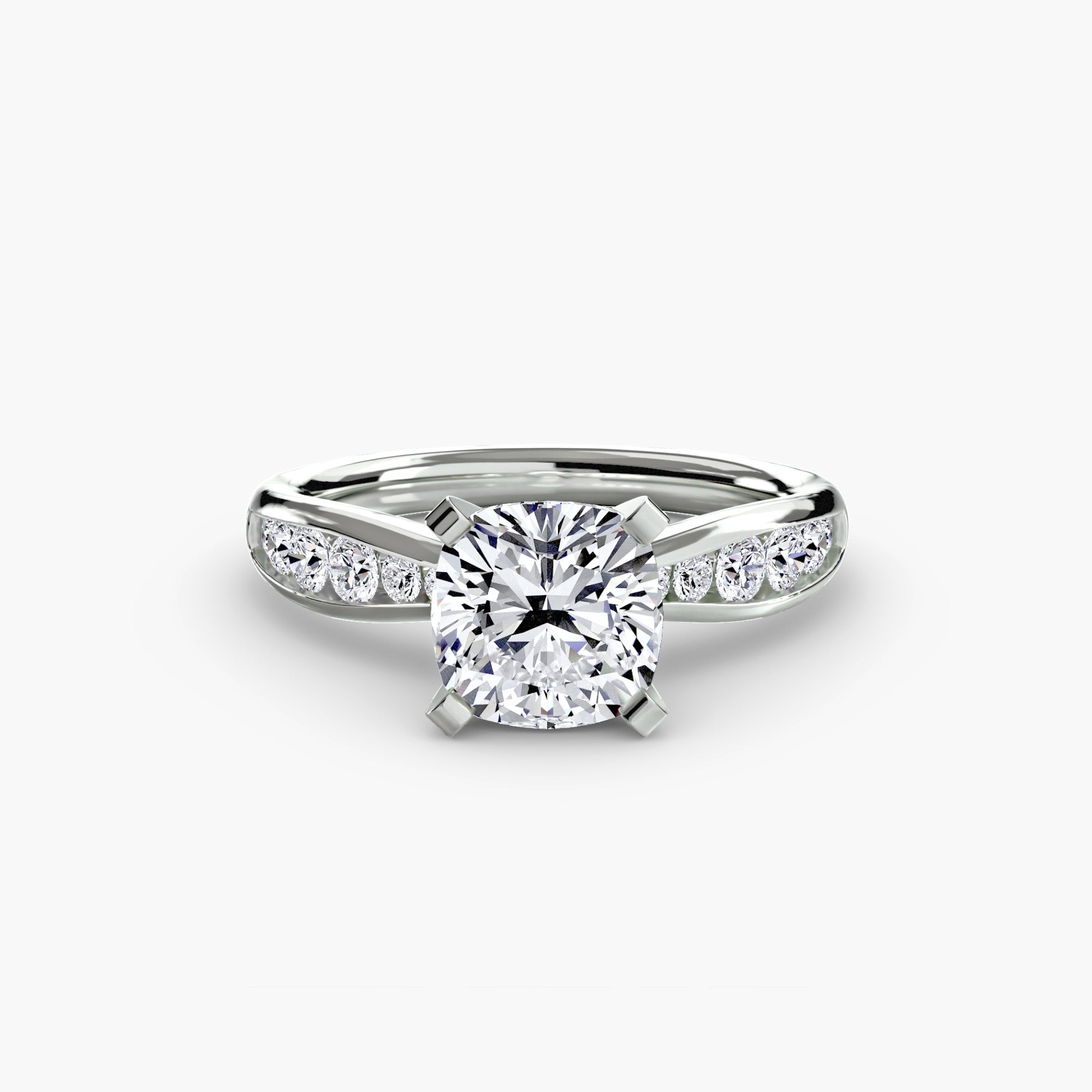 Portofino Hidden Pavé Solitaire Setting
