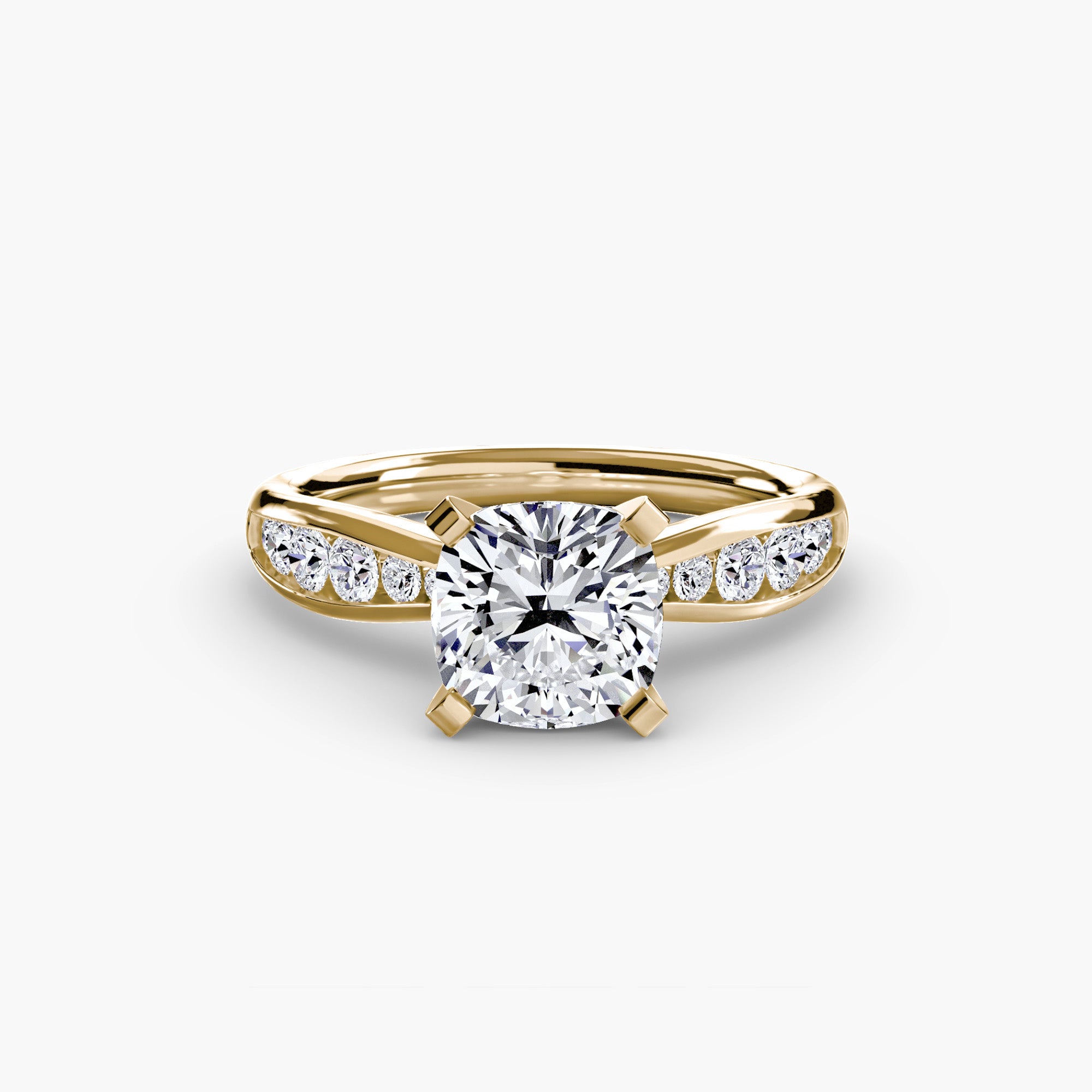 Portofino Hidden Pavé Solitaire Setting