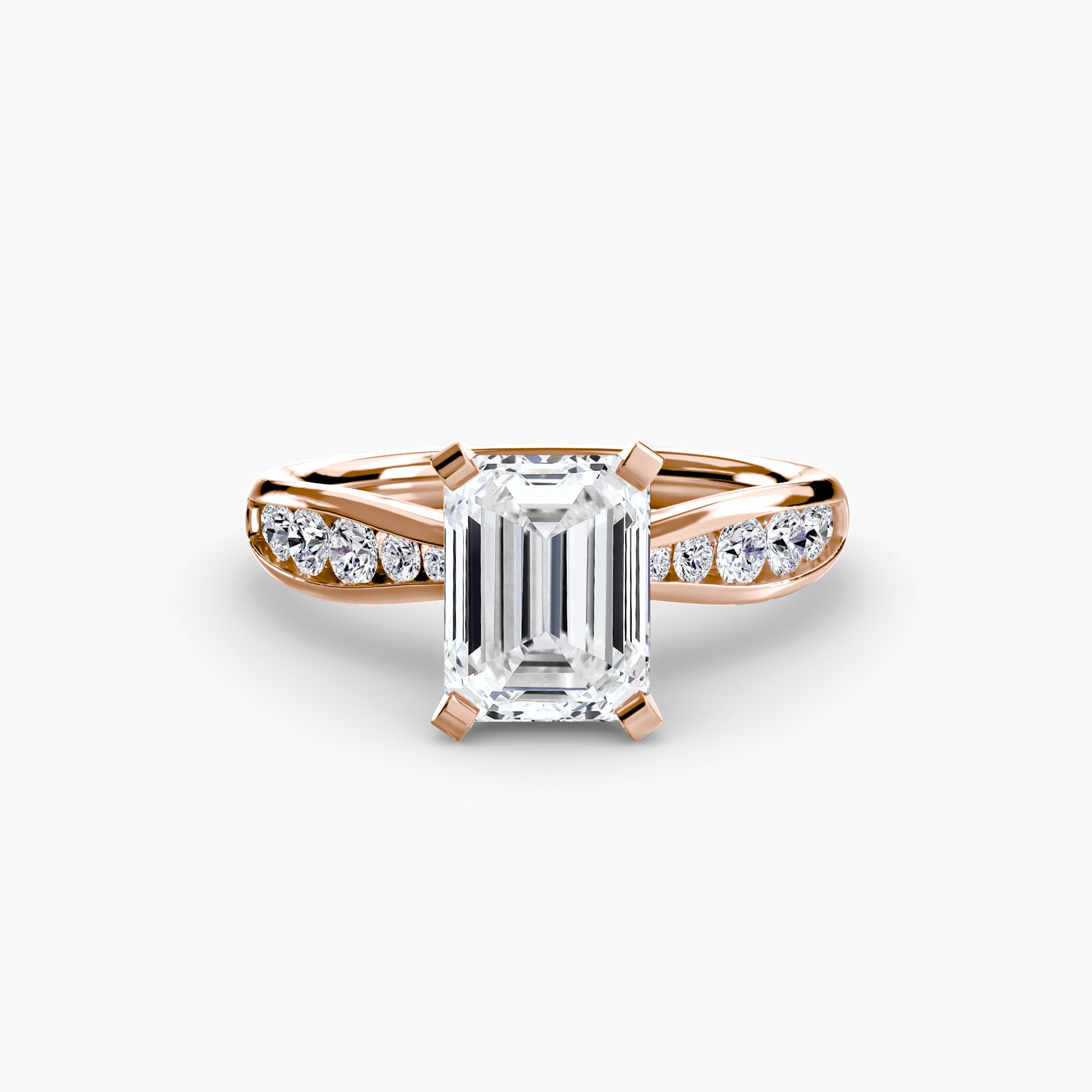 Portofino Hidden Pavé Solitaire Setting