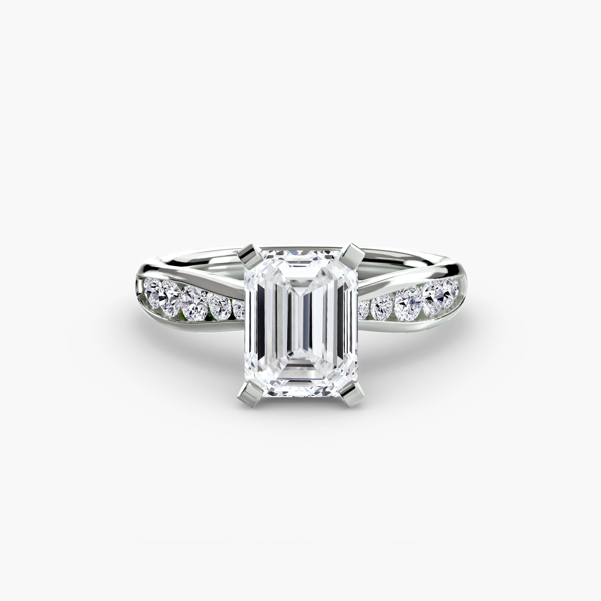 Portofino Hidden Pavé Solitaire Setting
