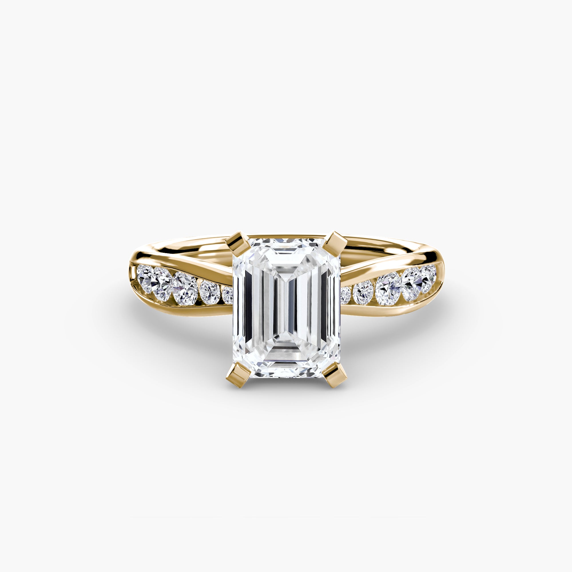 Portofino Hidden Pavé Solitaire Setting