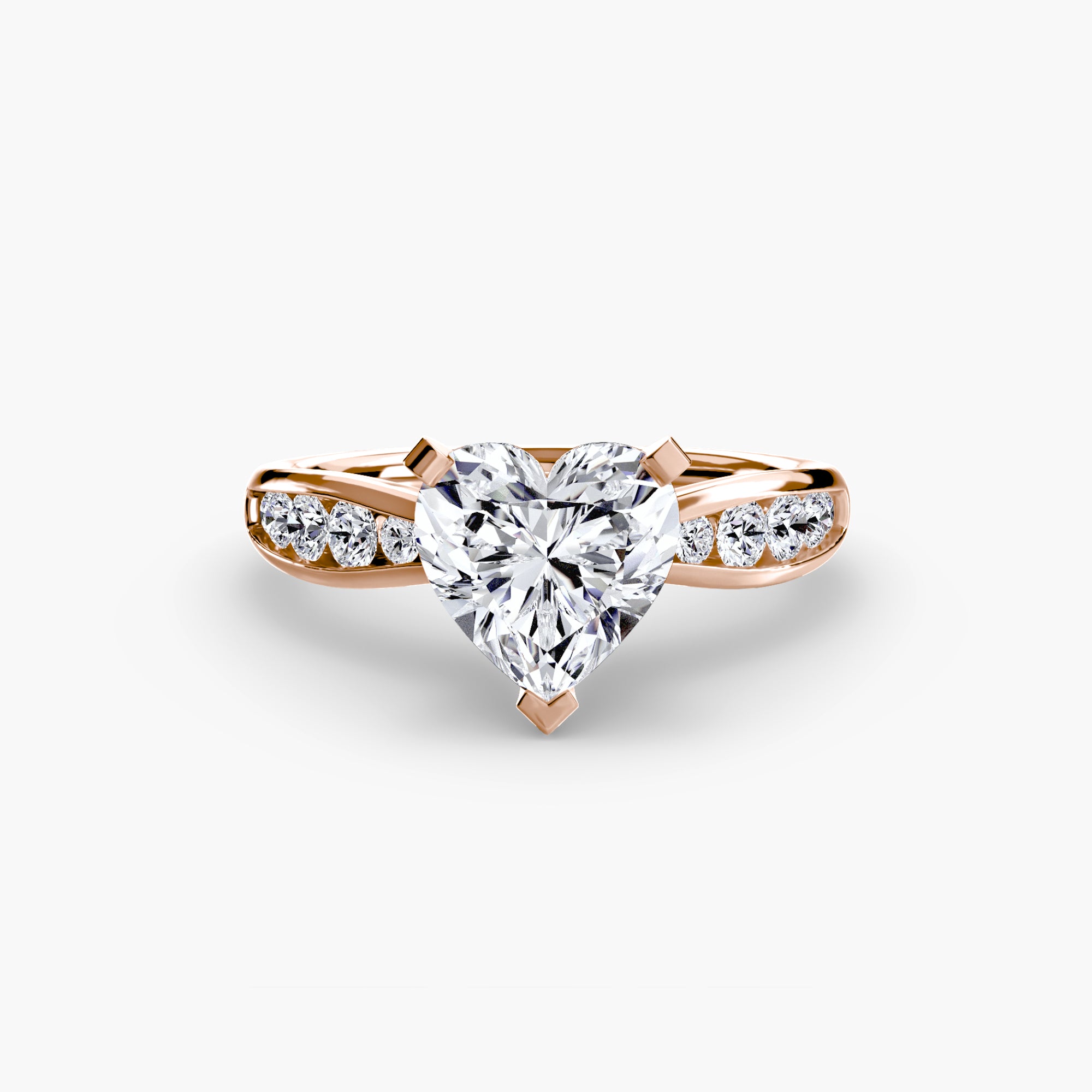 Portofino Hidden Pavé Solitaire Setting