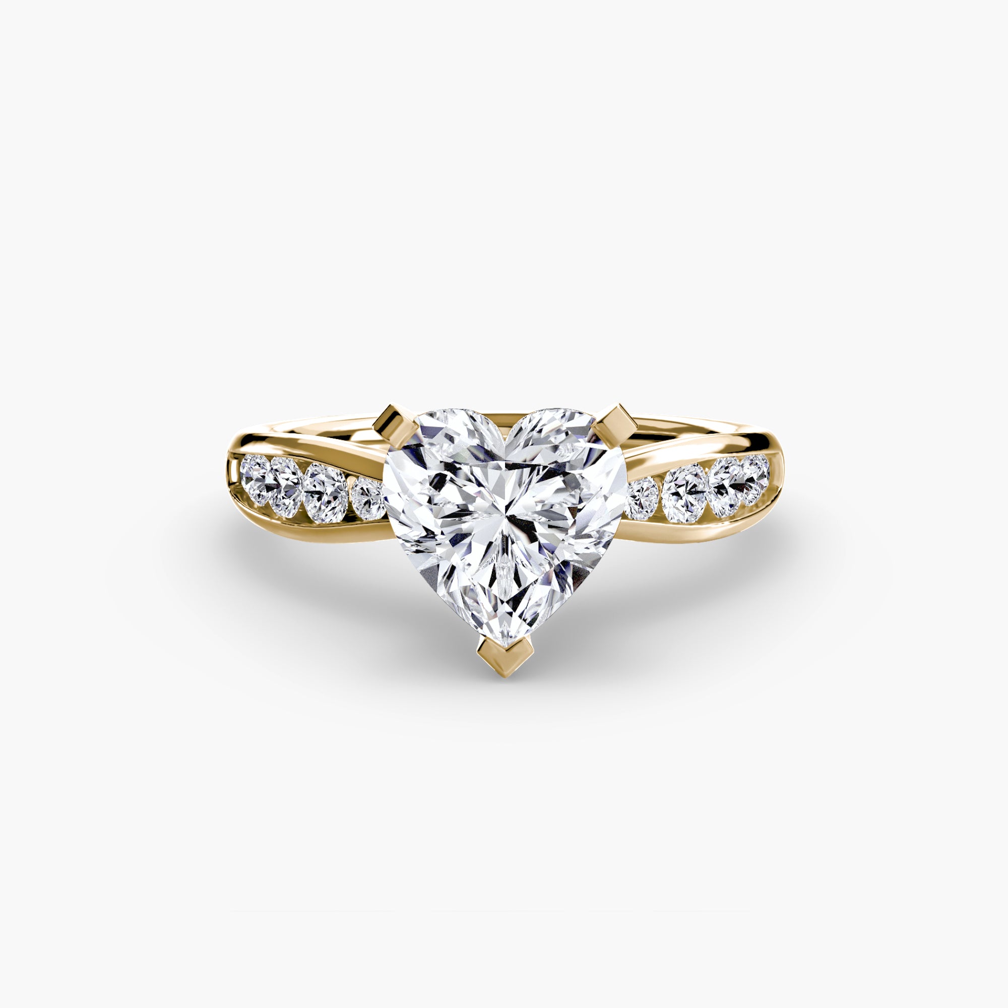 Portofino Hidden Pavé Solitaire Setting