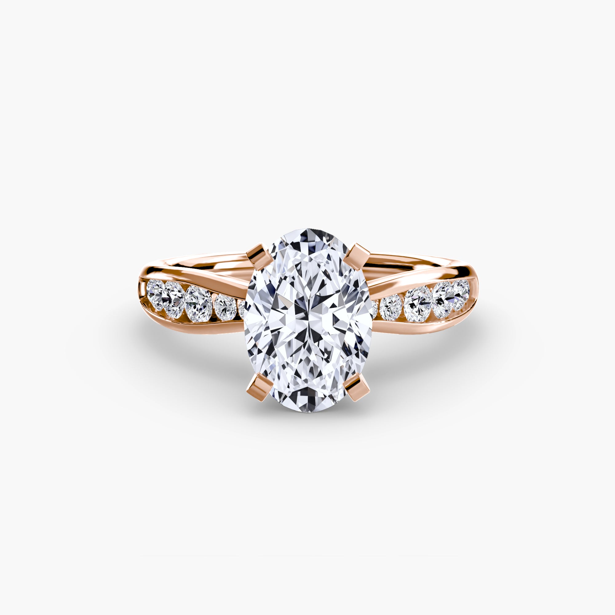 Portofino Hidden Pavé Solitaire Setting