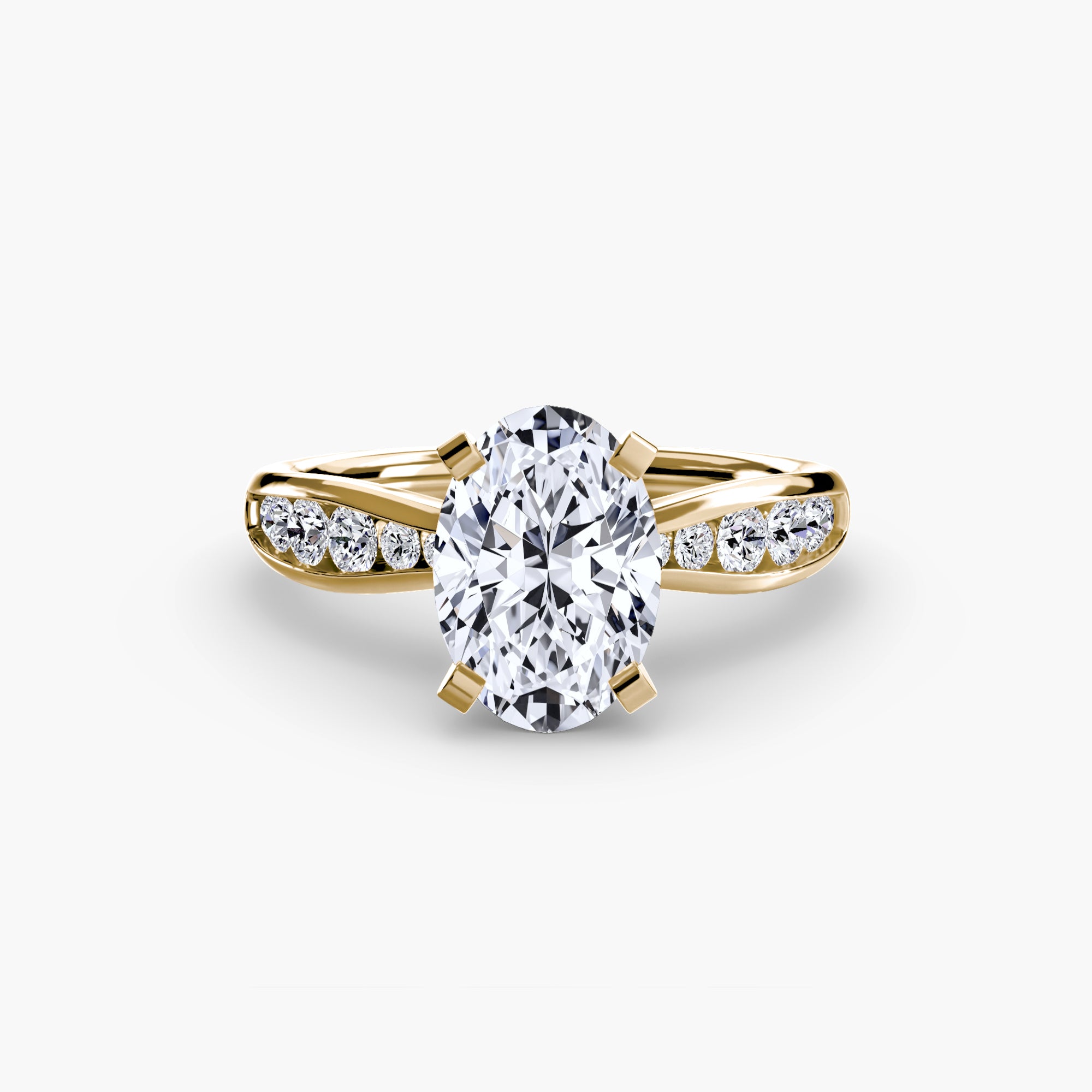 Portofino Hidden Pavé Solitaire Setting