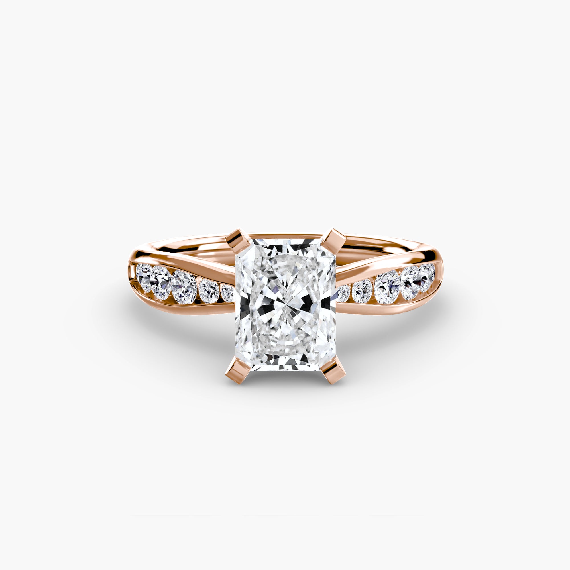 Portofino Hidden Pavé Solitaire Setting