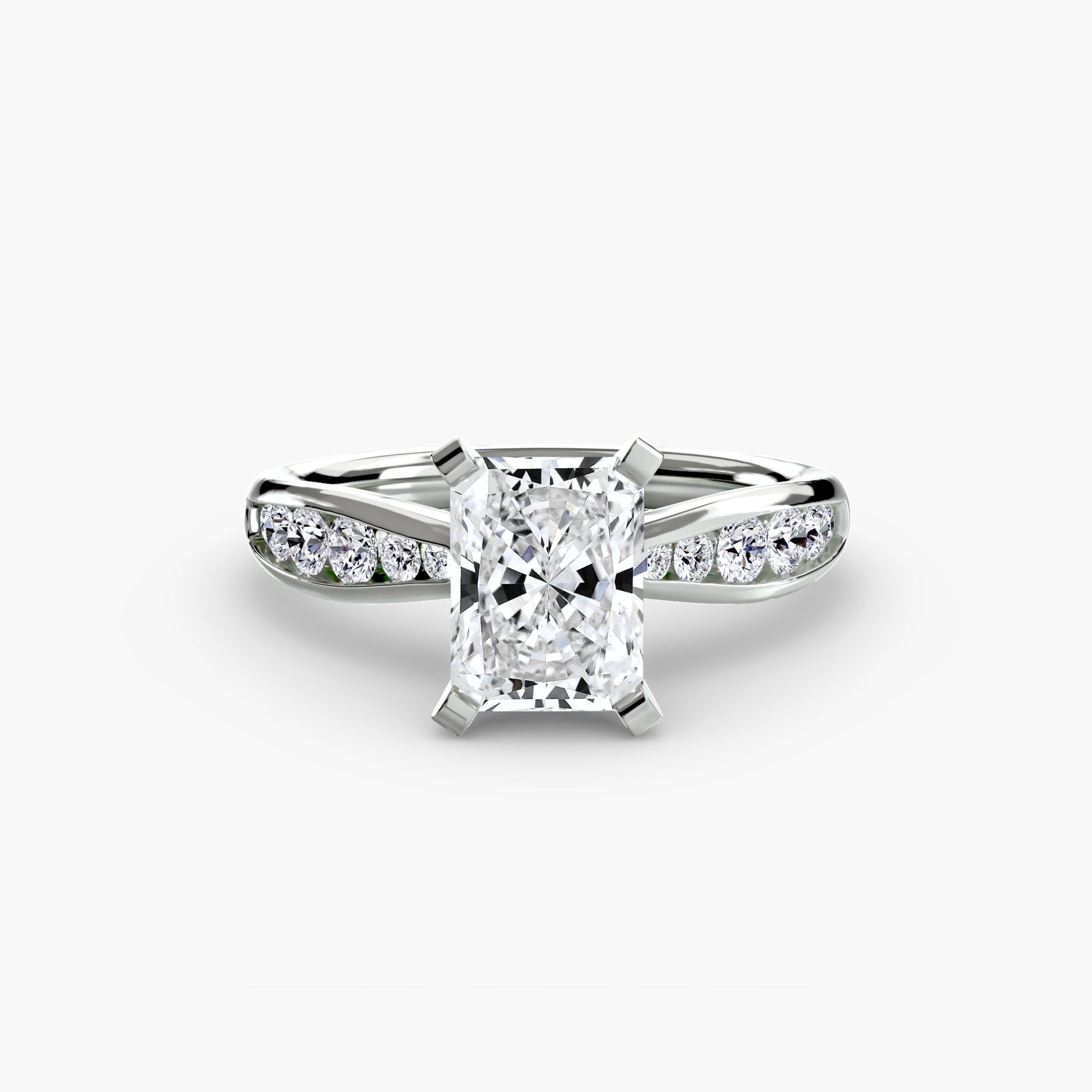 Portofino Hidden Pavé Solitaire Setting