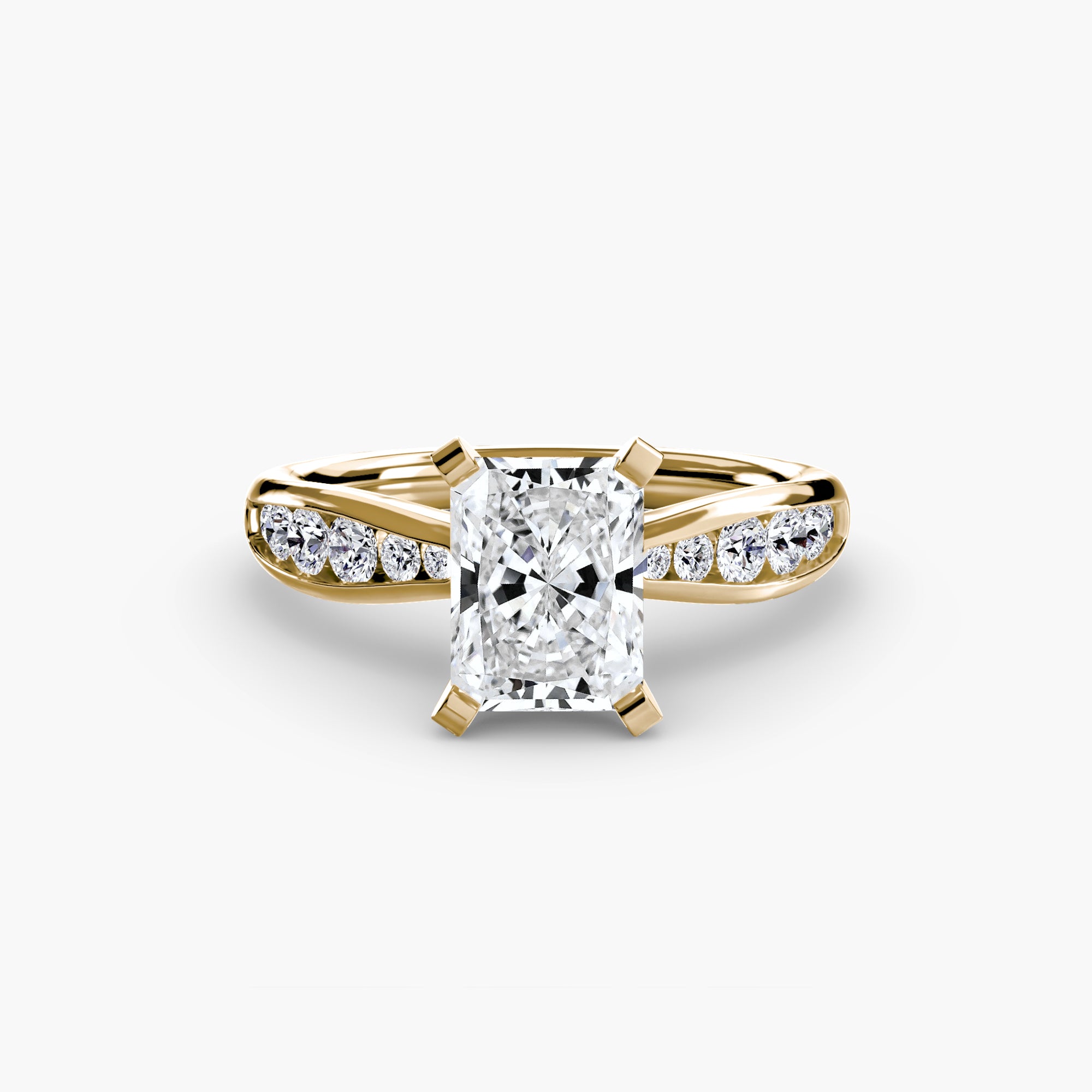 Portofino Hidden Pavé Solitaire Setting
