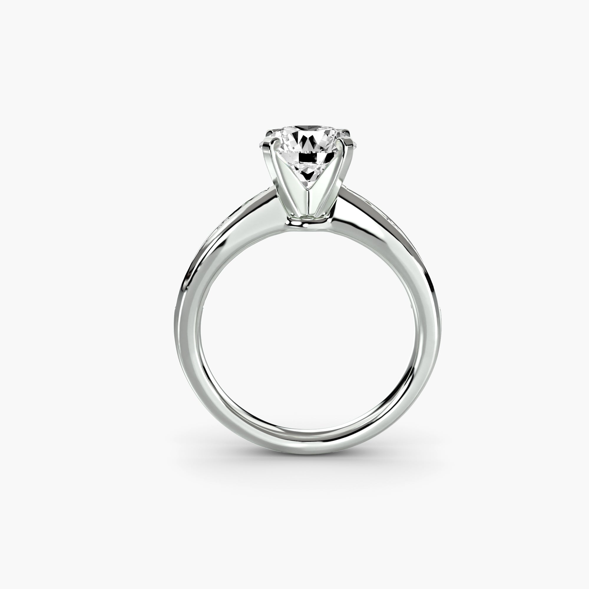 Portofino Hidden Pavé Solitaire Setting