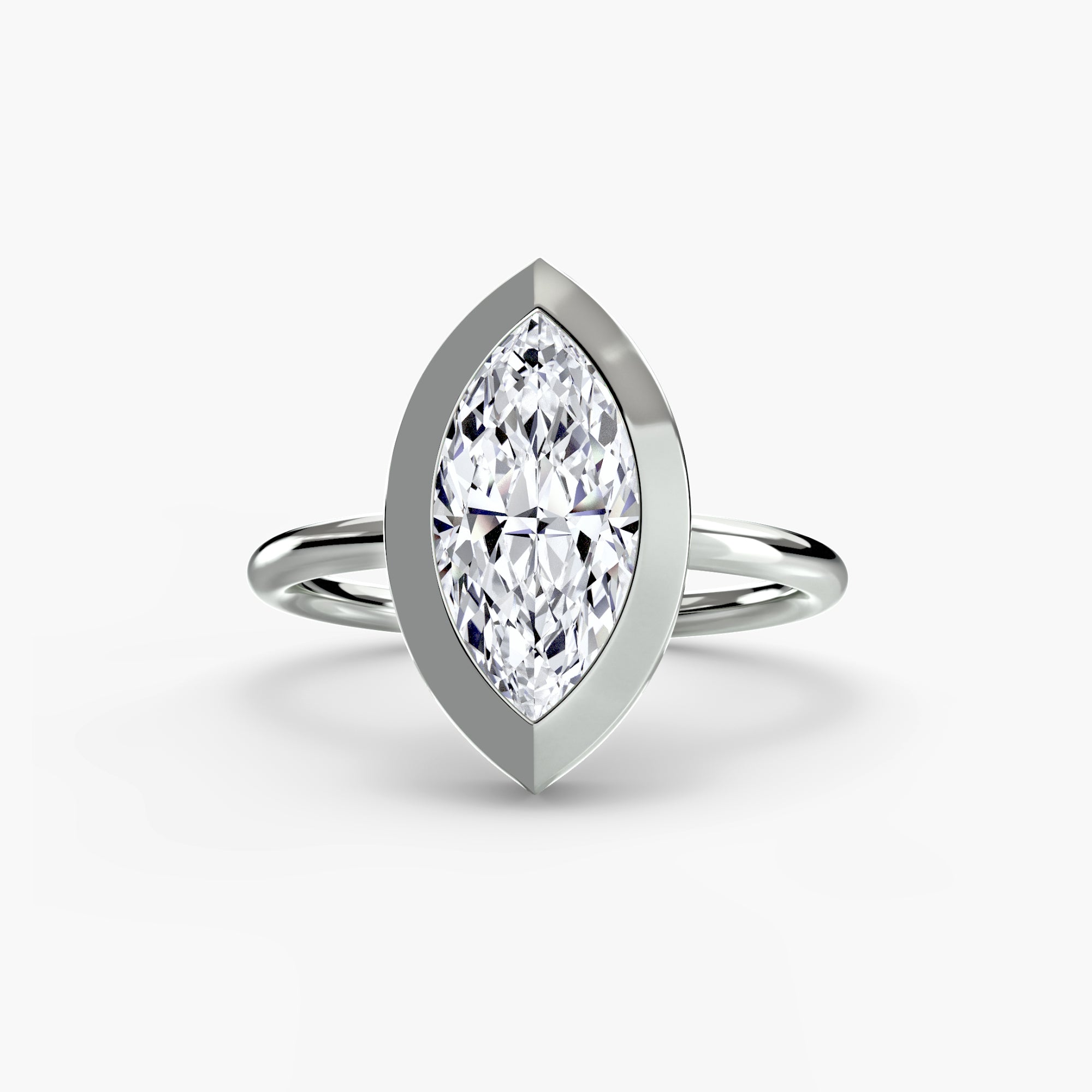 Cava Bezel Solitaire Setting