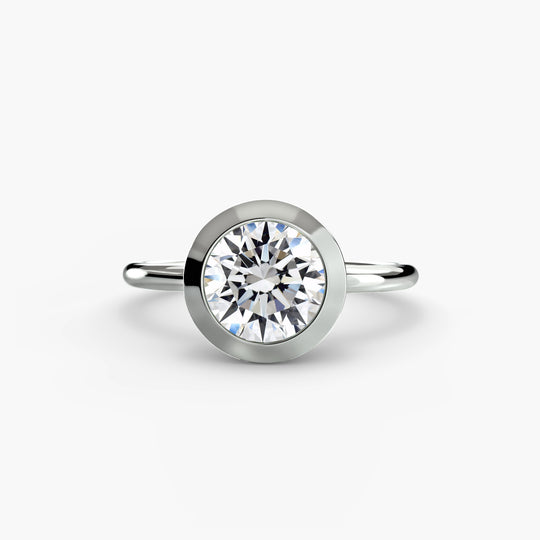 Cava Bezel Solitaire Setting