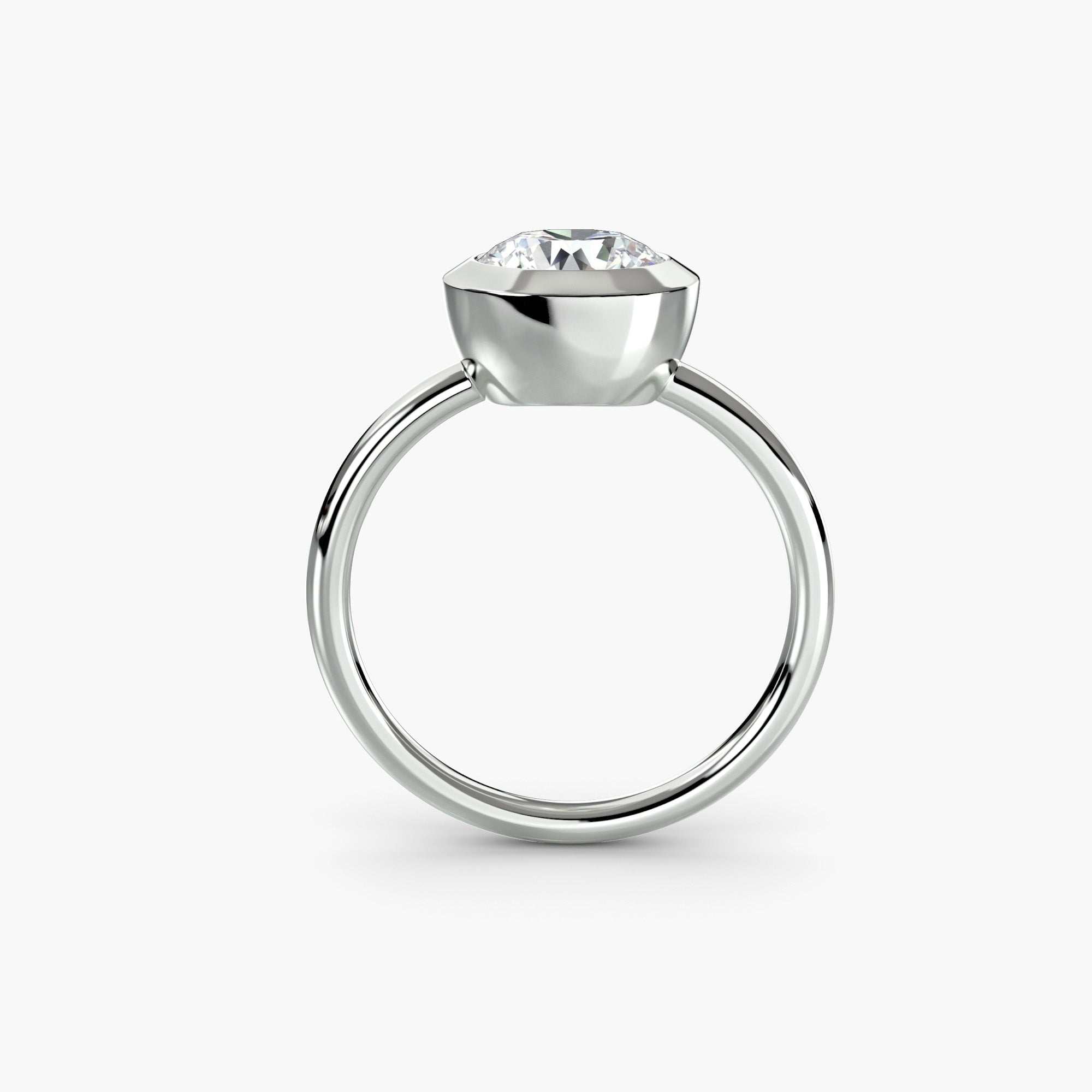 Cava Bezel Solitaire Setting