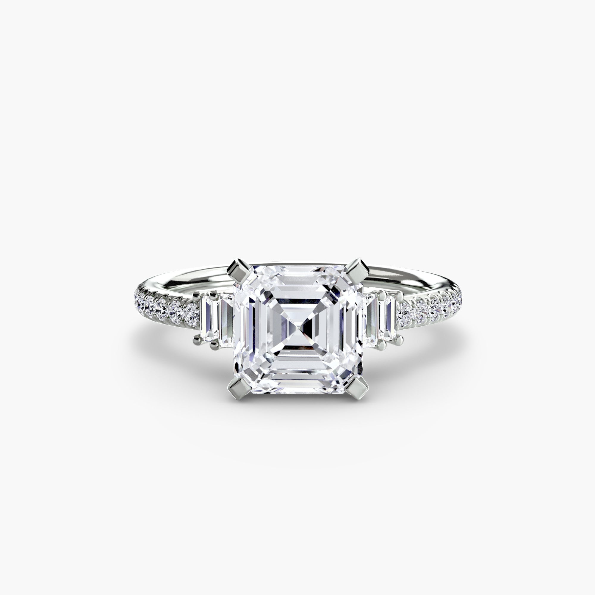 Tulum Solitaire with Pavé Band