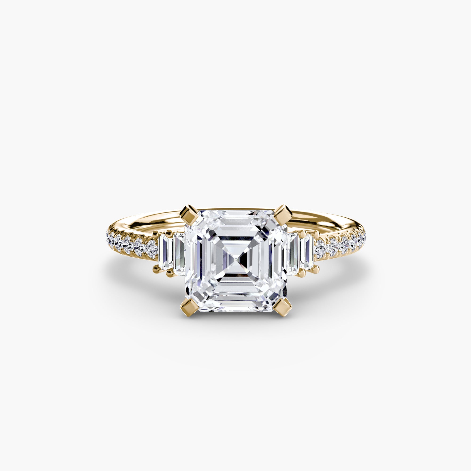Tulum Solitaire with Pavé Band