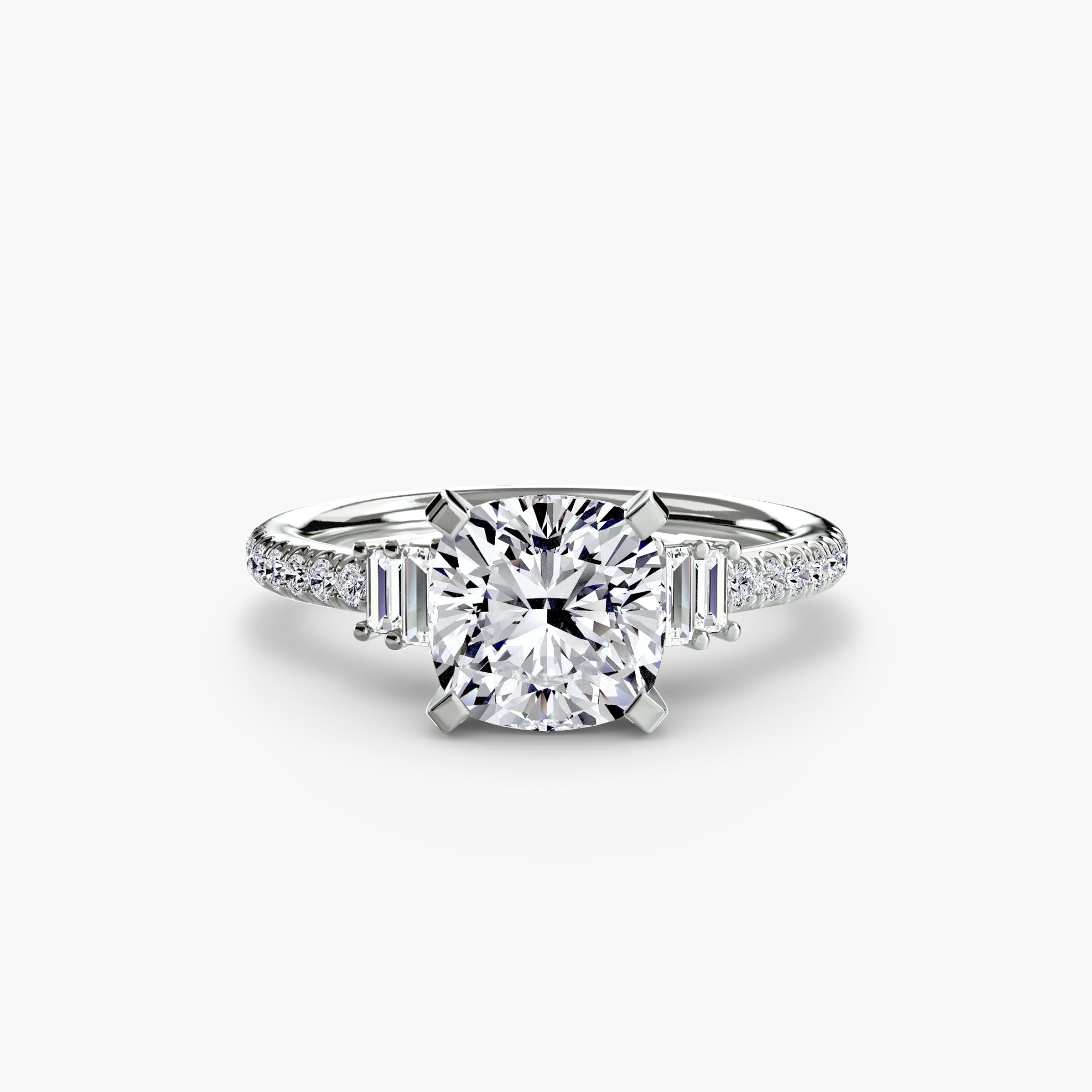 Tulum Solitaire with Pavé Band