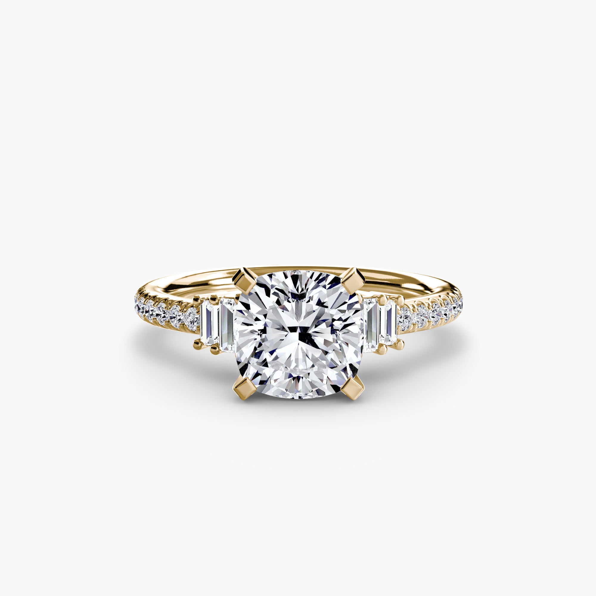 Tulum Solitaire with Pavé Band