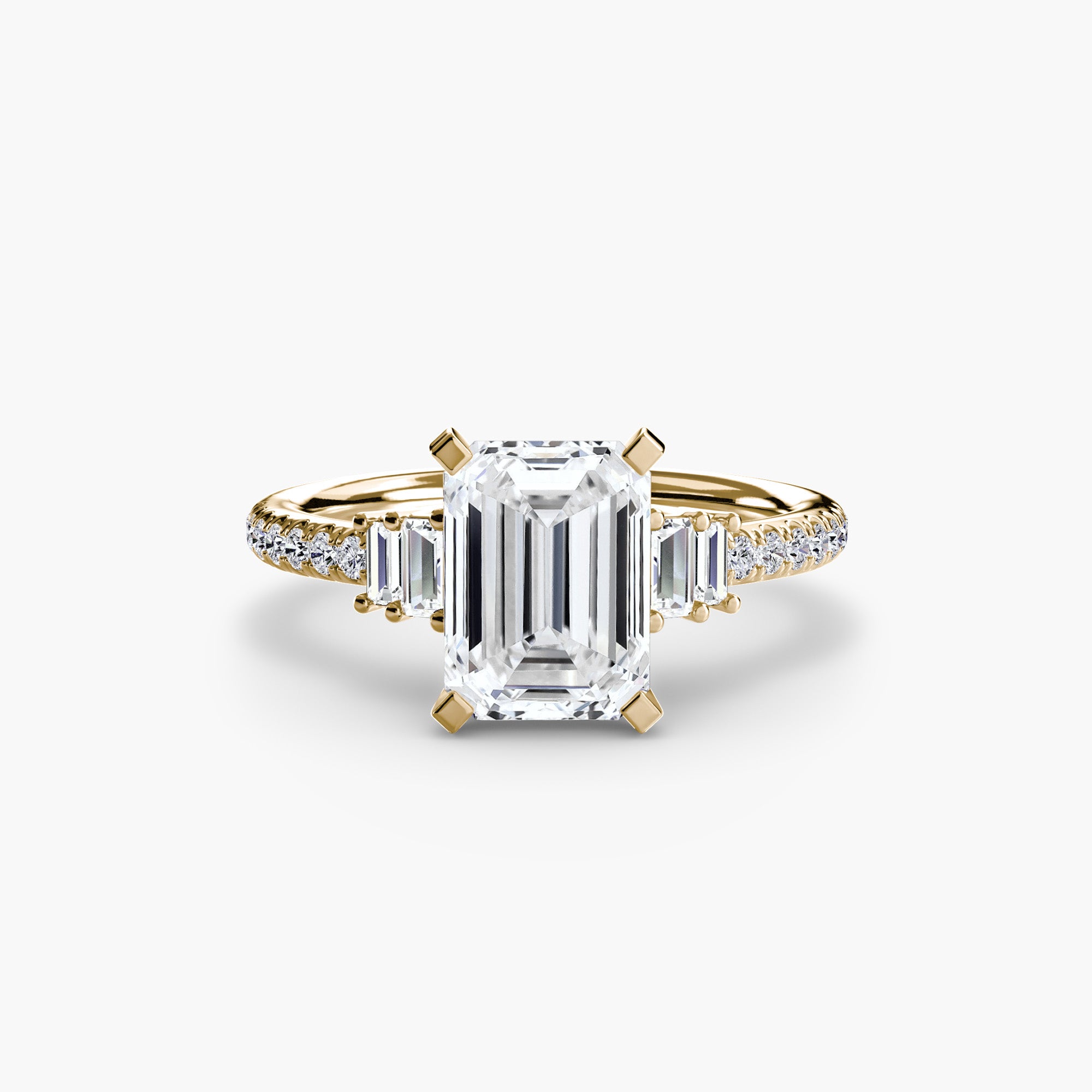 Tulum Solitaire with Pavé Band