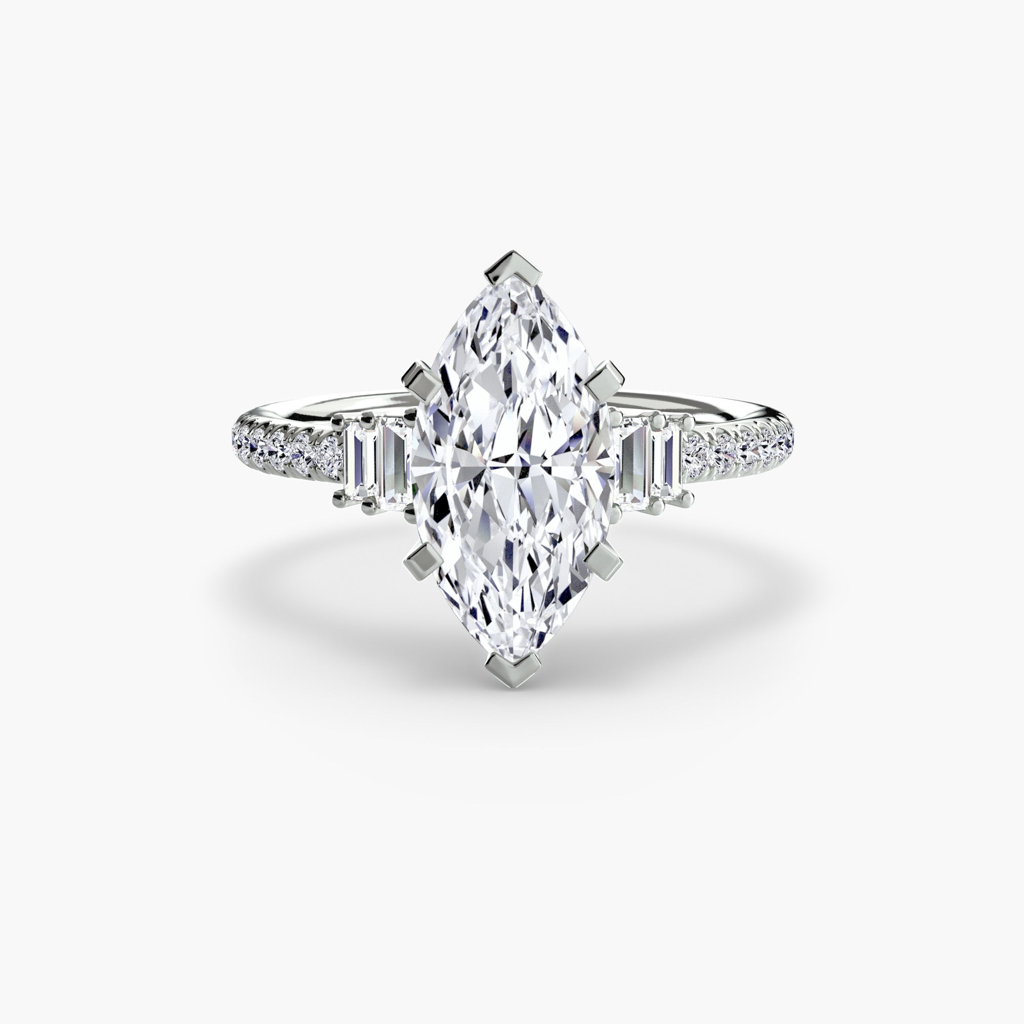 Tulum Solitaire with Pavé Setting
