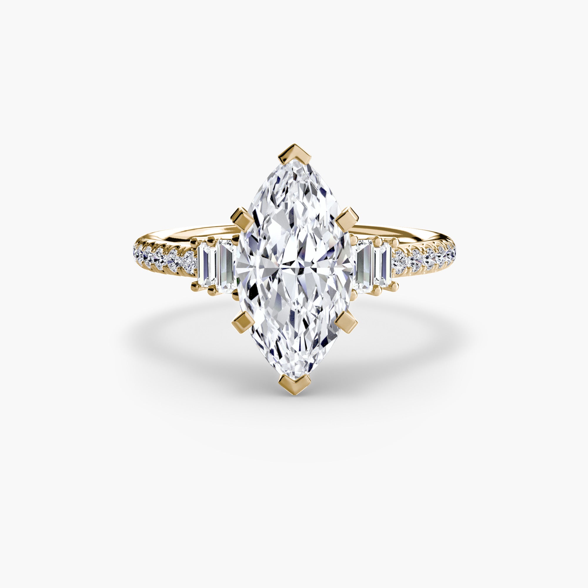 Tulum Solitaire with Pavé Setting