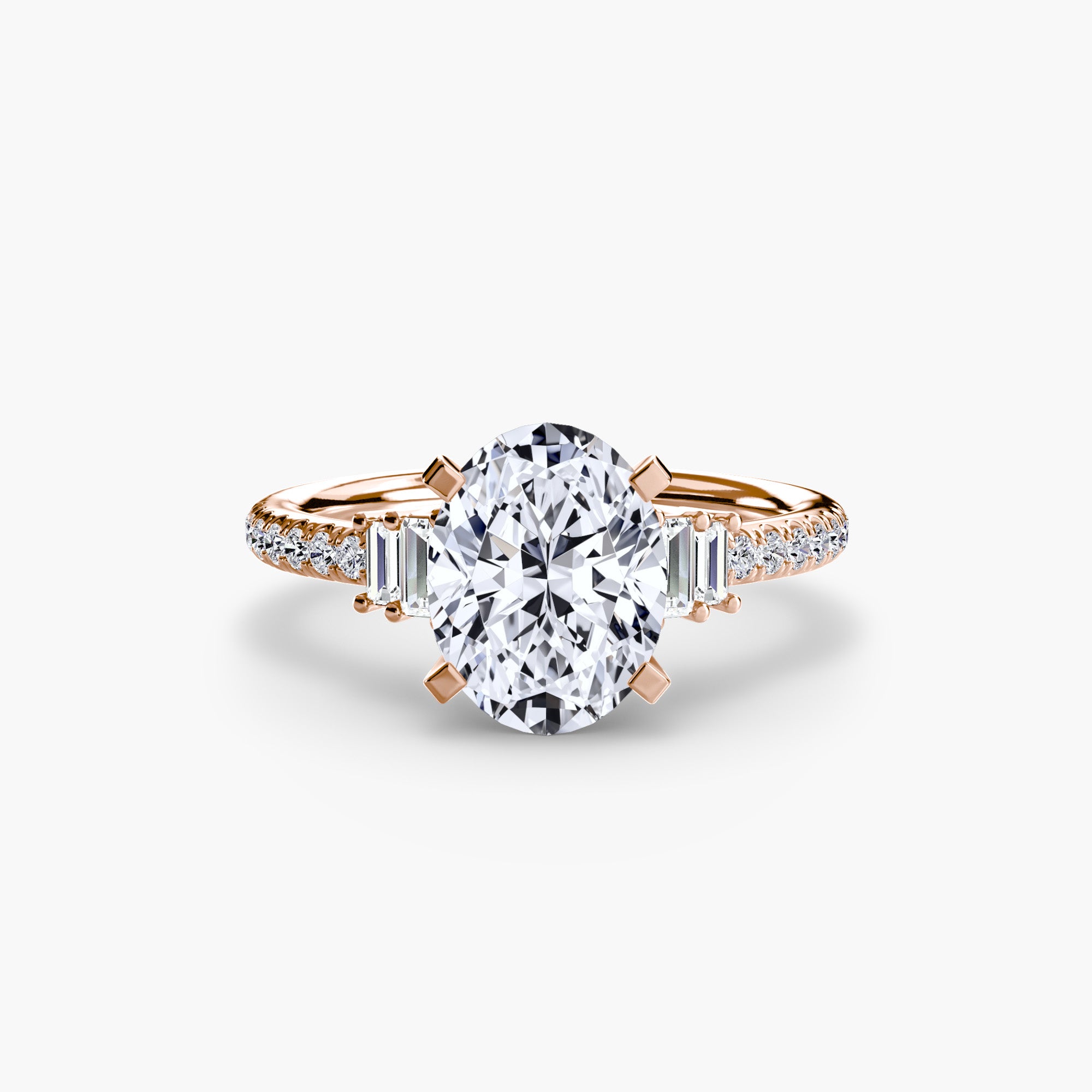 Tulum Solitaire with Pavé Setting