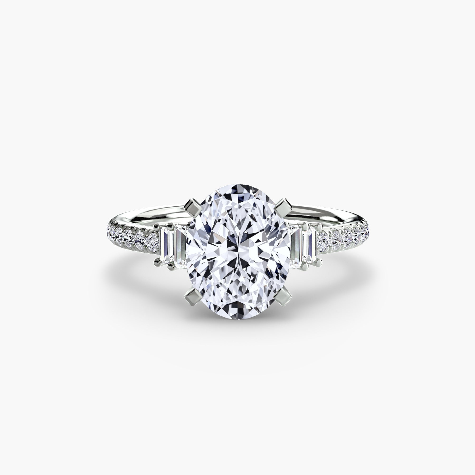 Tulum Solitaire with Pavé Band