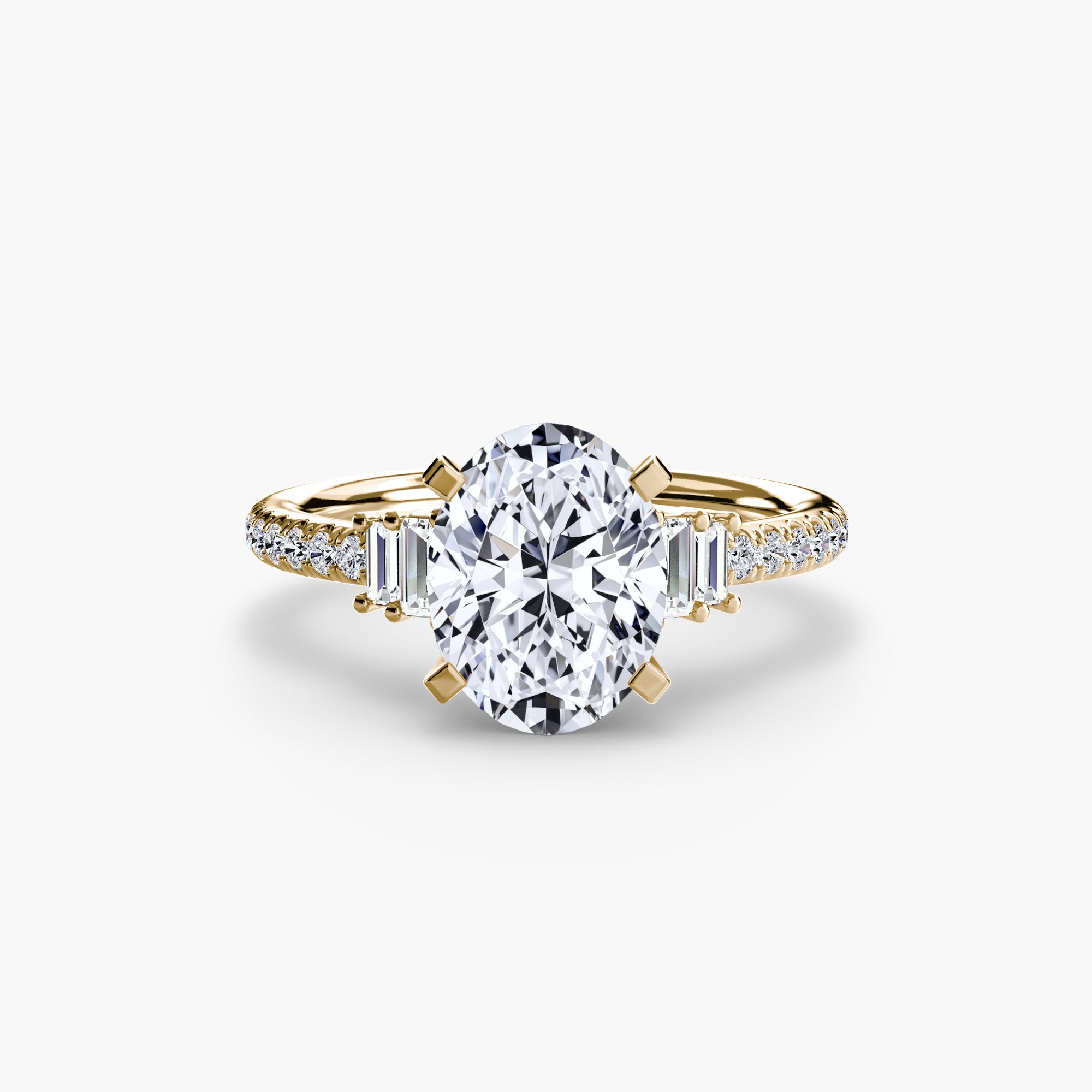 Tulum Solitaire with Pavé Band