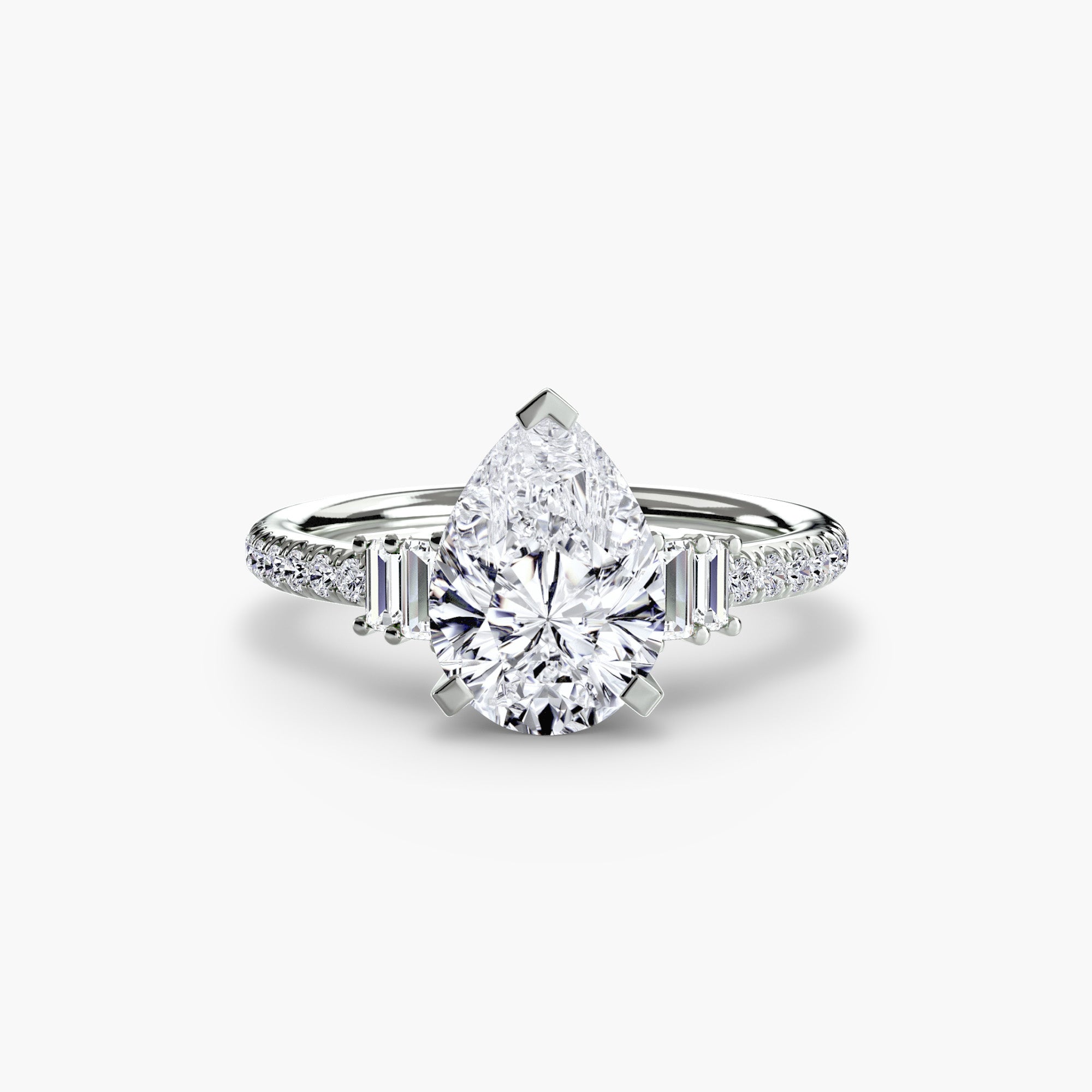 Tulum Solitaire with Pavé Band