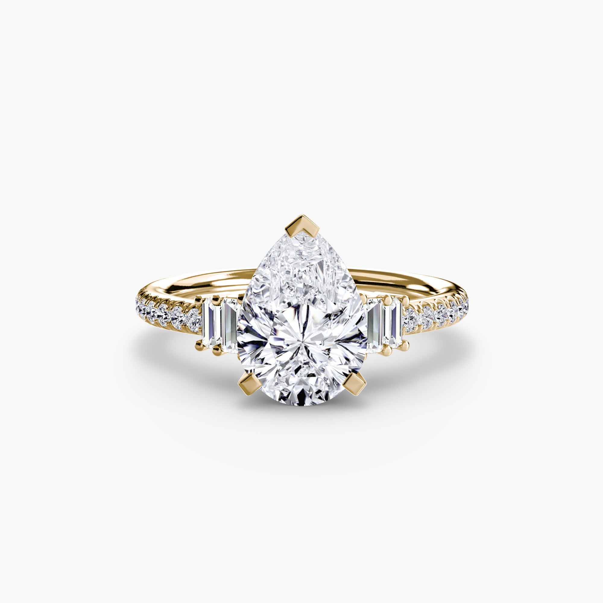 Tulum Solitaire with Pavé Band