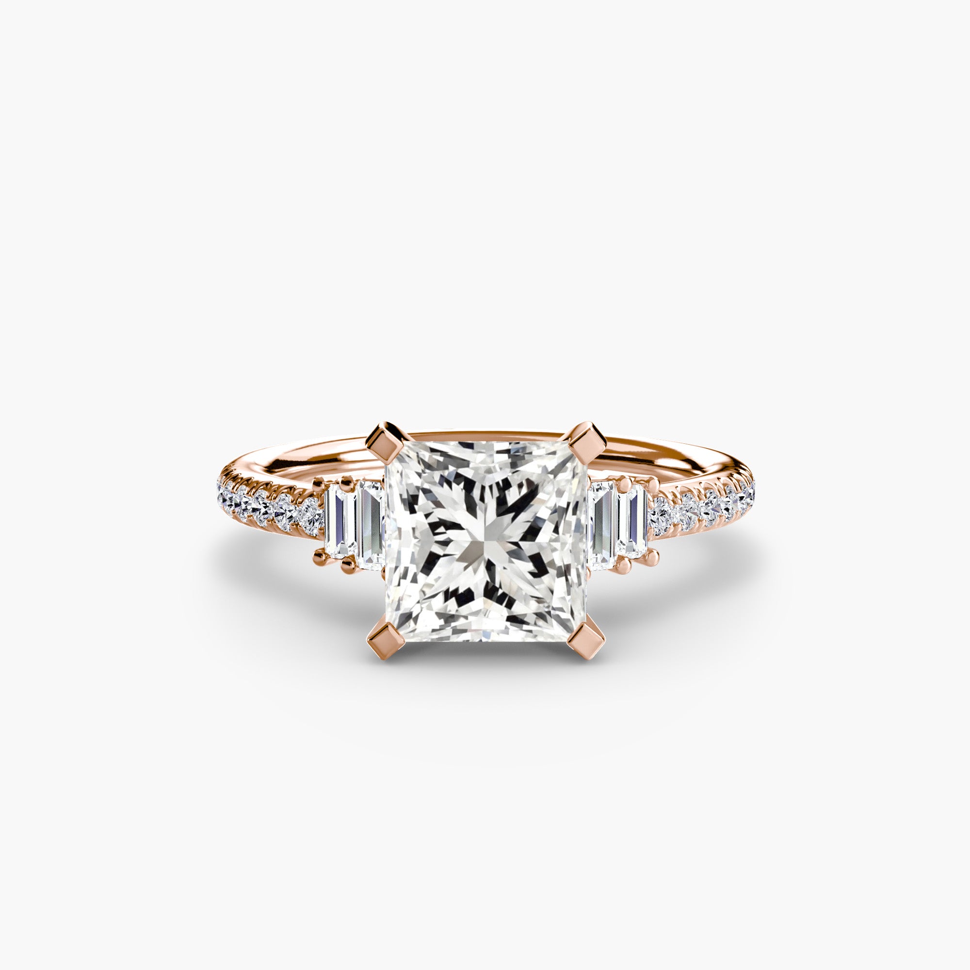 Tulum Solitaire with Pavé Band
